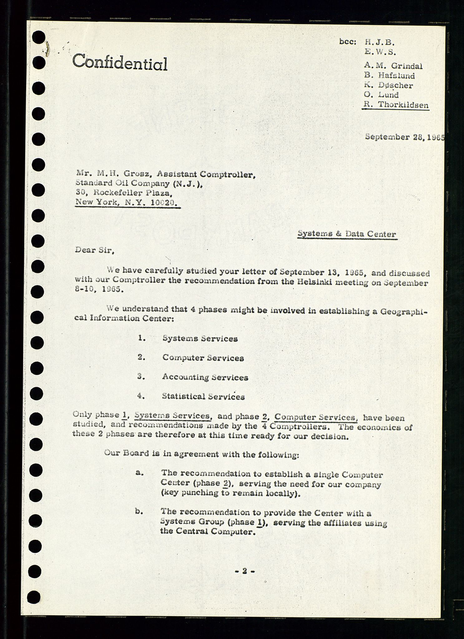 Pa 0982 - Esso Norge A/S, AV/SAST-A-100448/A/Aa/L0002/0001: Den administrerende direksjon Board minutes (styrereferater) / Den administrerende direksjon Board minutes (styrereferater), 1965, p. 47