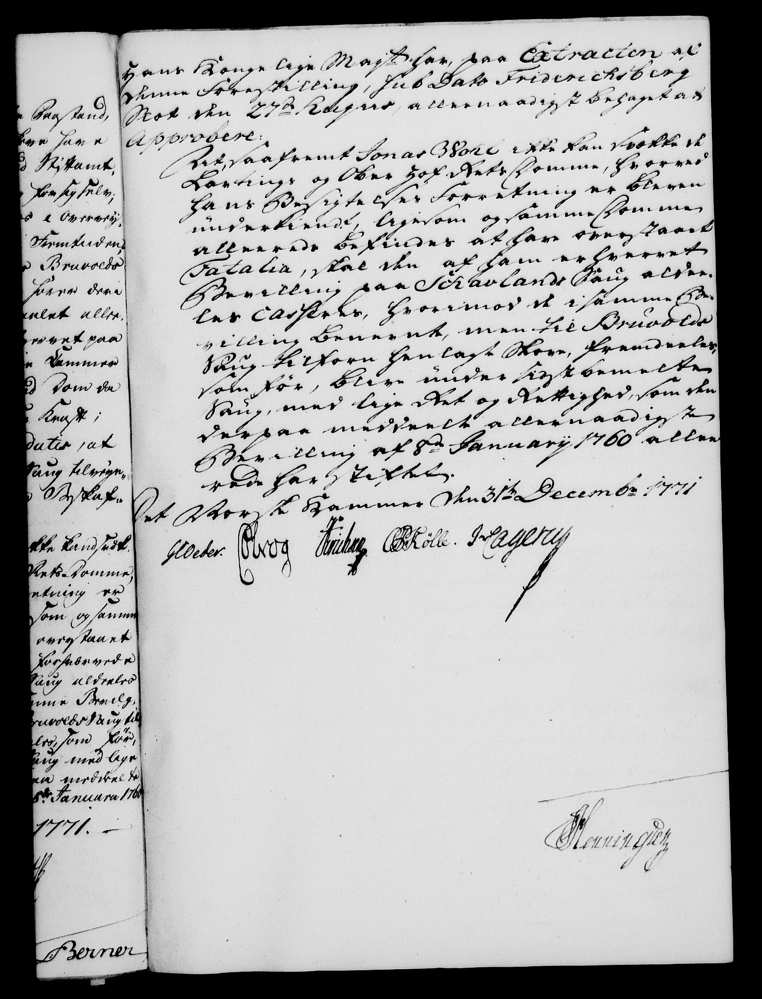 Rentekammeret, Kammerkanselliet, AV/RA-EA-3111/G/Gf/Gfa/L0054: Norsk relasjons- og resolusjonsprotokoll (merket RK 52.54), 1771-1772, p. 199