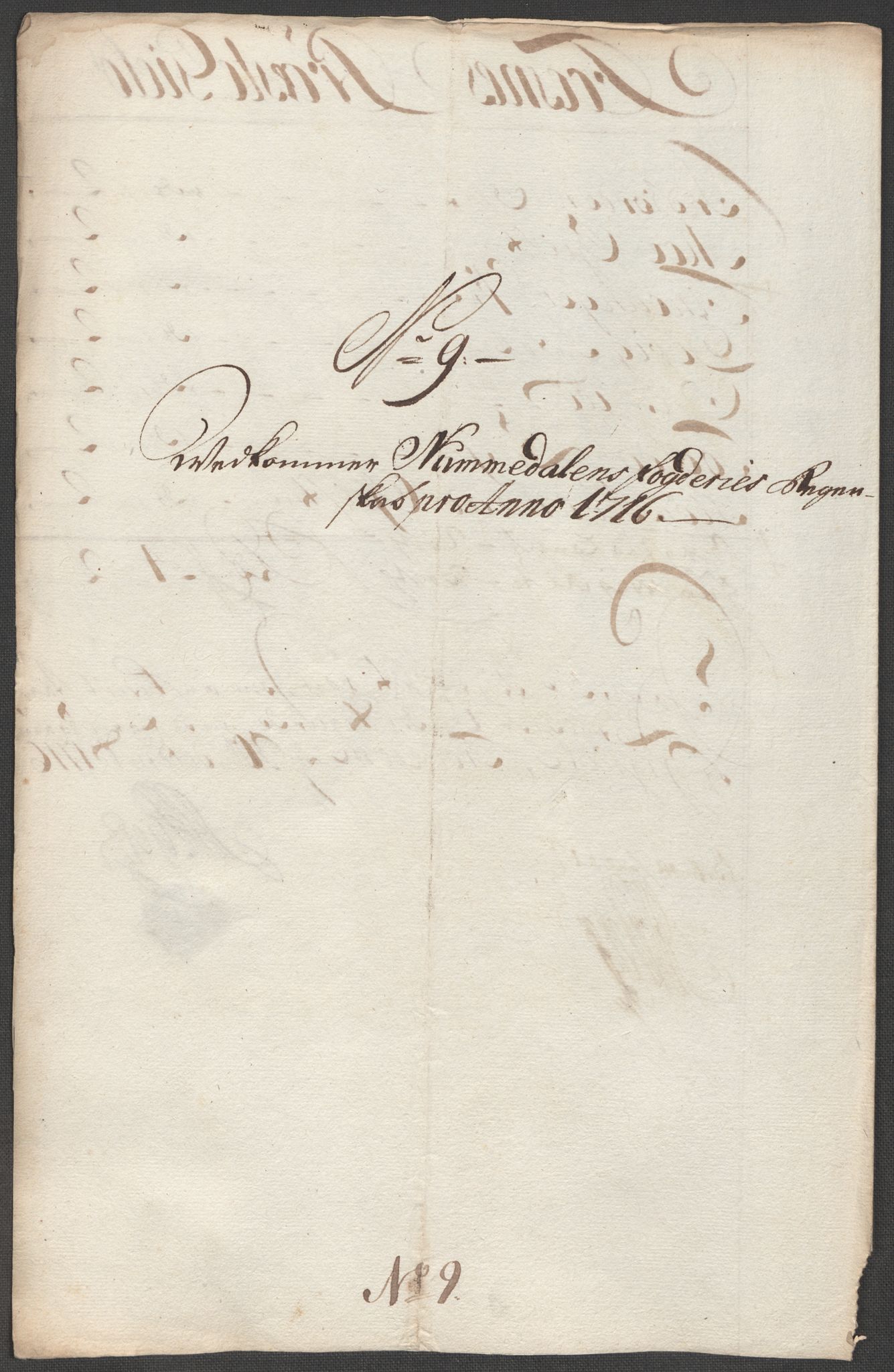 Rentekammeret inntil 1814, Reviderte regnskaper, Fogderegnskap, RA/EA-4092/R64/L4437: Fogderegnskap Namdal, 1716, p. 123