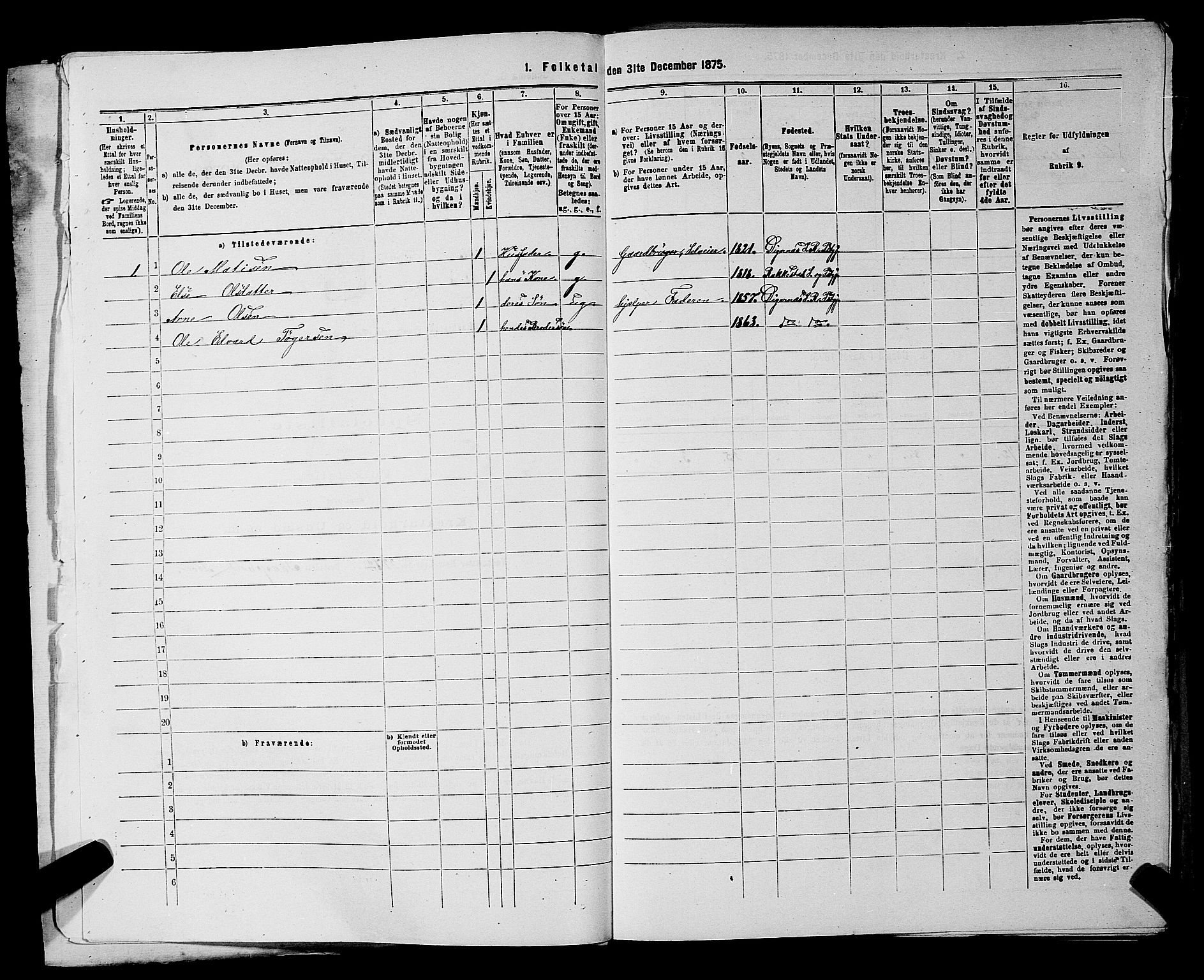 RA, 1875 census for 0128P Rakkestad, 1875, p. 1604