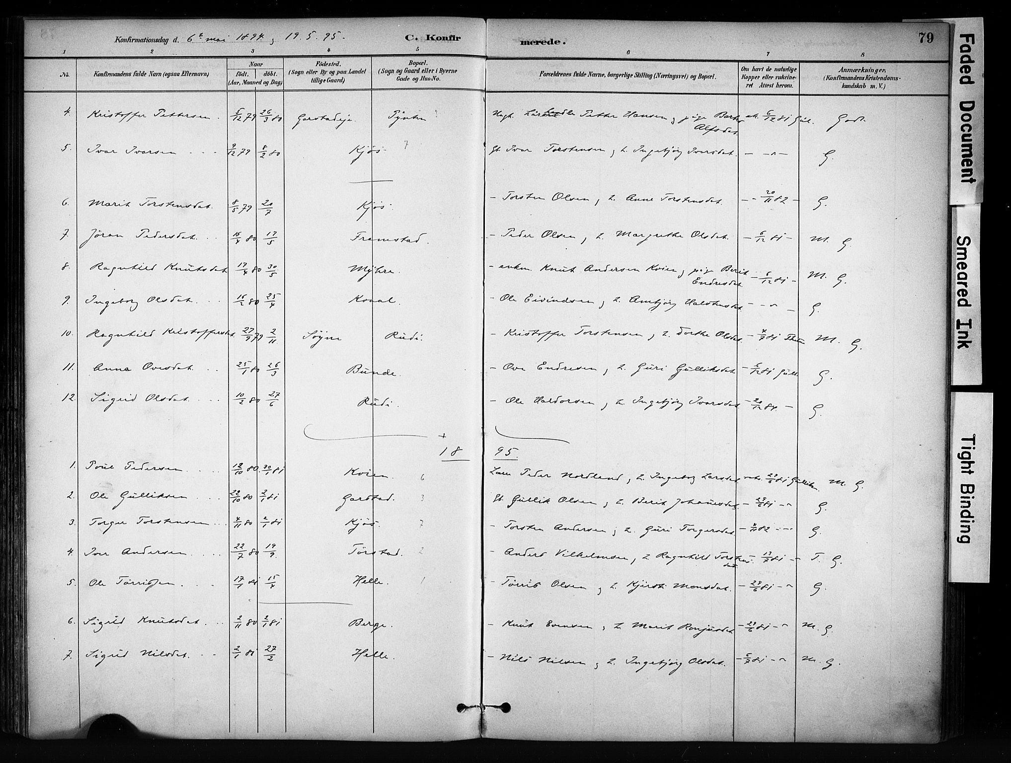 Vang prestekontor, Valdres, SAH/PREST-140/H/Ha/L0009: Parish register (official) no. 9, 1882-1914, p. 79