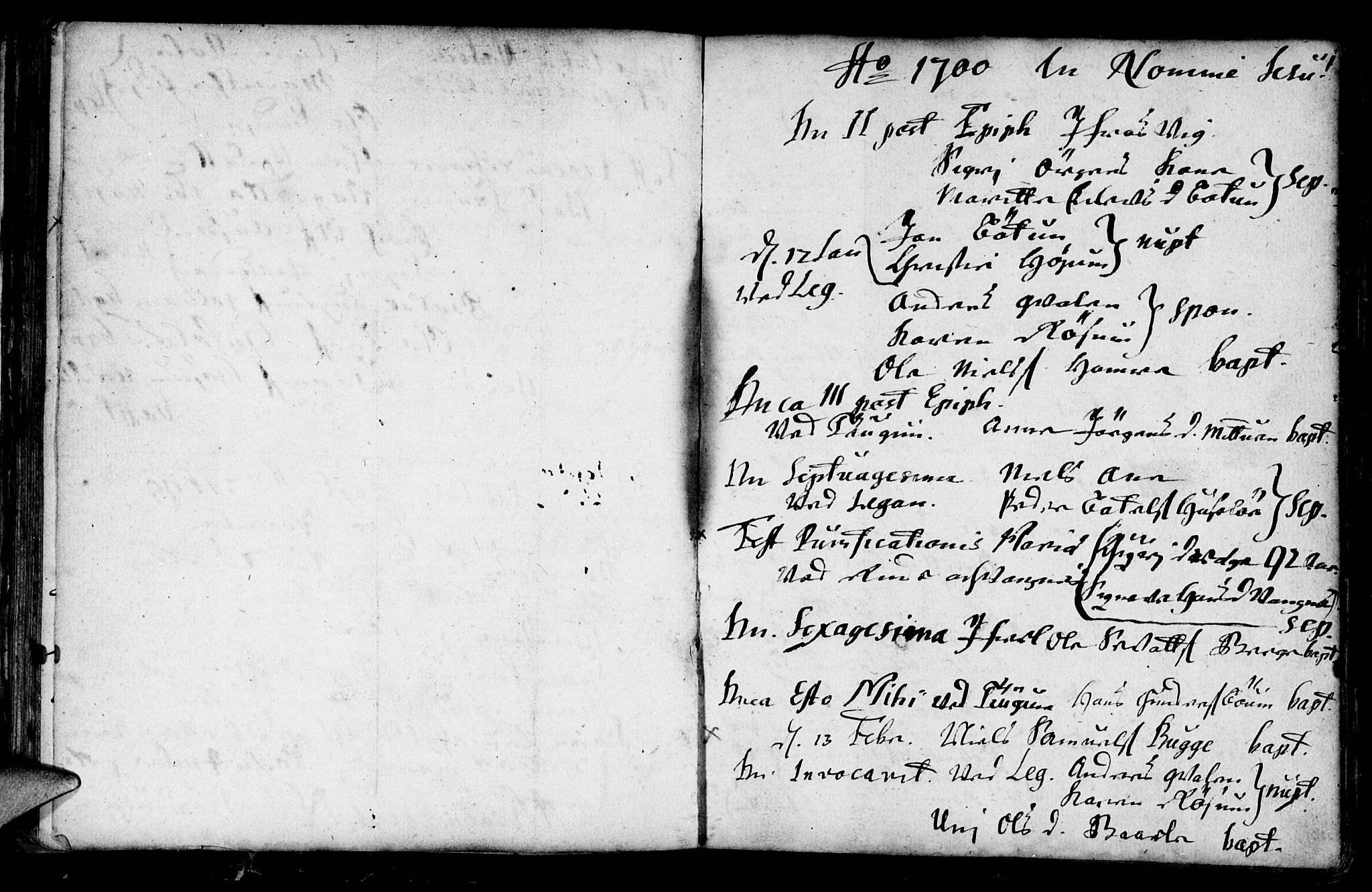 Leikanger sokneprestembete, SAB/A-81001: Parish register (official) no. A 1, 1690-1734, p. 36