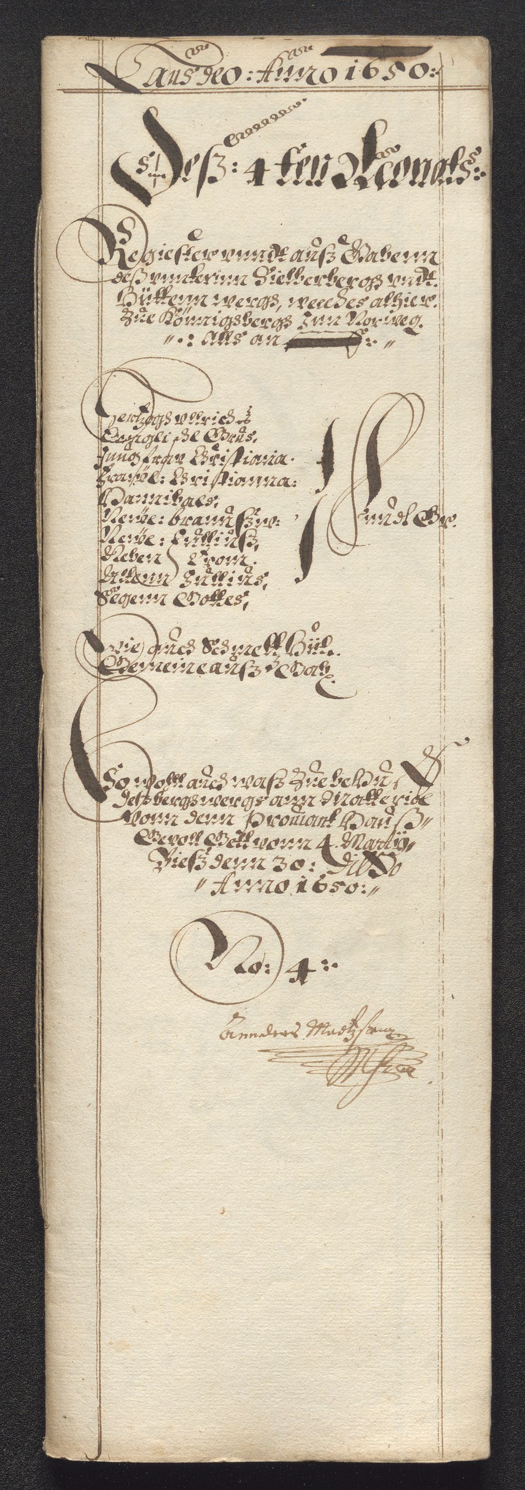 Kongsberg Sølvverk 1623-1816, SAKO/EA-3135/001/D/Dc/Dcd/L0024: Utgiftsregnskap for gruver m.m. , 1650, p. 360