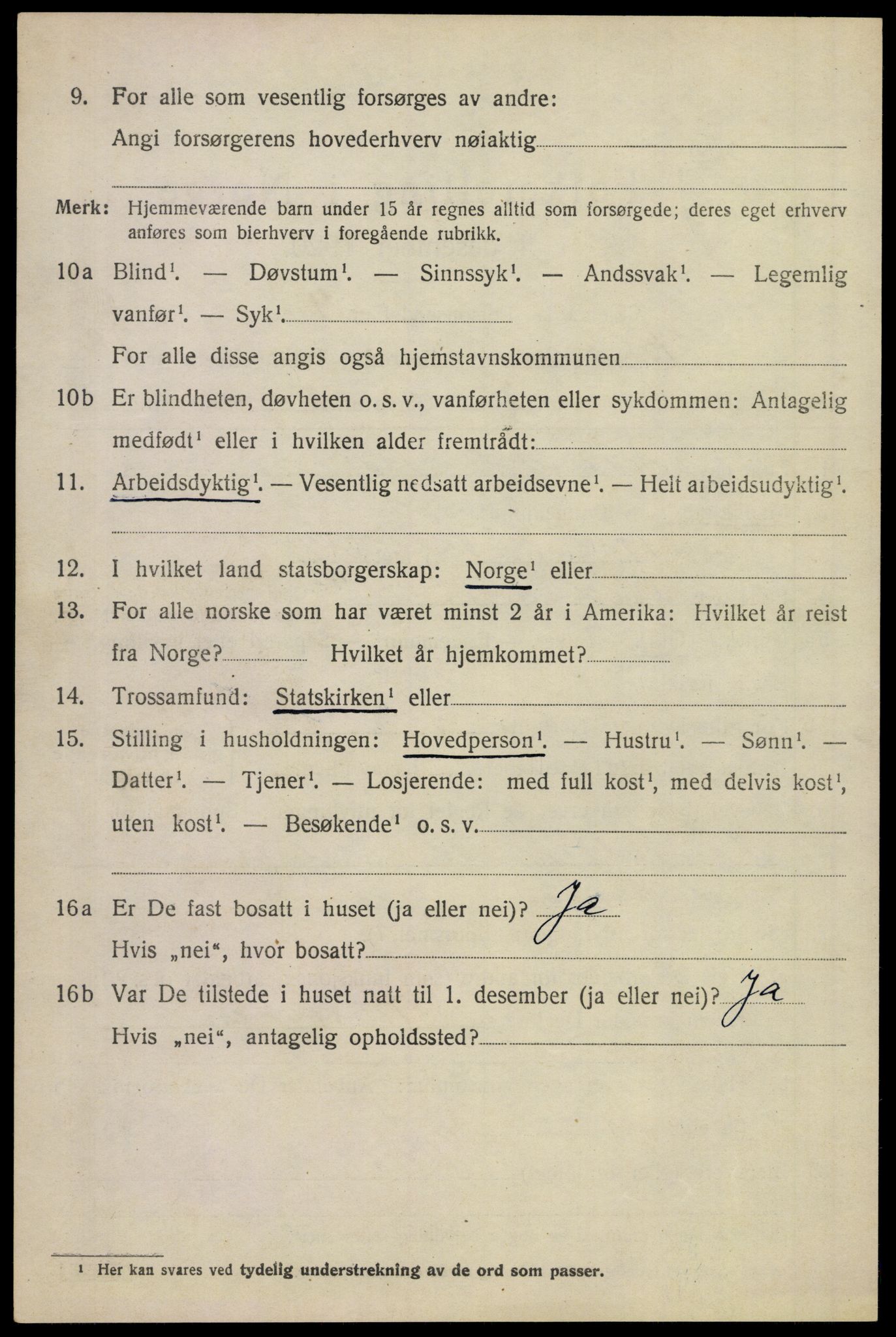 SAKO, 1920 census for Borre, 1920, p. 1403