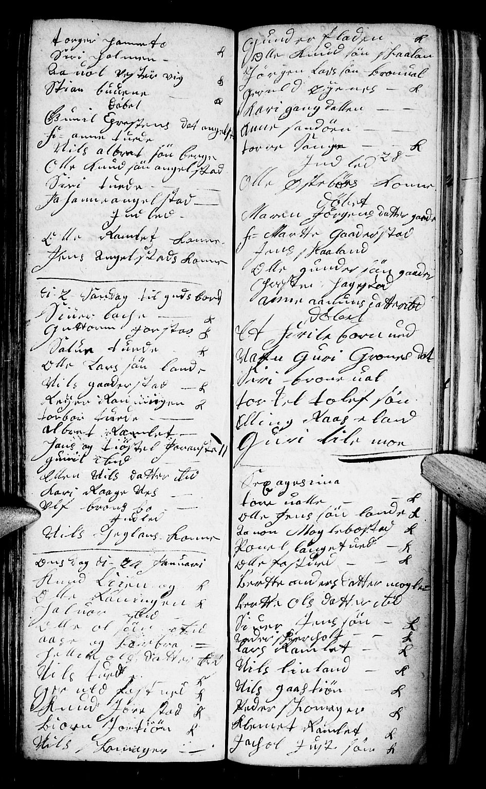 Holt sokneprestkontor, SAK/1111-0021/F/Fb/L0002: Parish register (copy) no. B 2, 1715-1727, p. 166