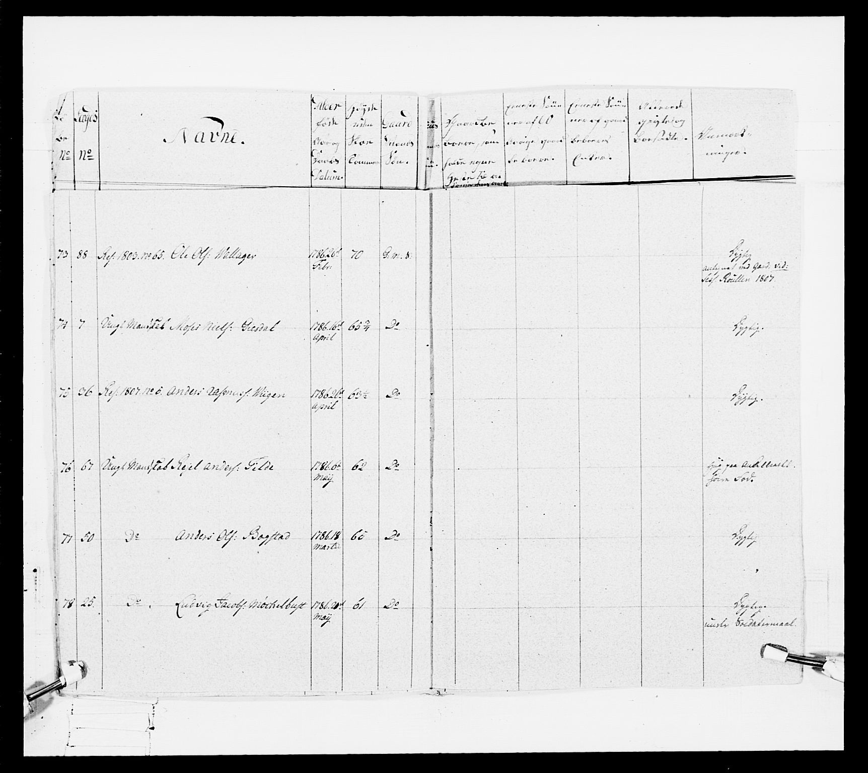 Generalitets- og kommissariatskollegiet, Det kongelige norske kommissariatskollegium, AV/RA-EA-5420/E/Eh/L0098: Bergenhusiske nasjonale infanteriregiment, 1808, p. 77