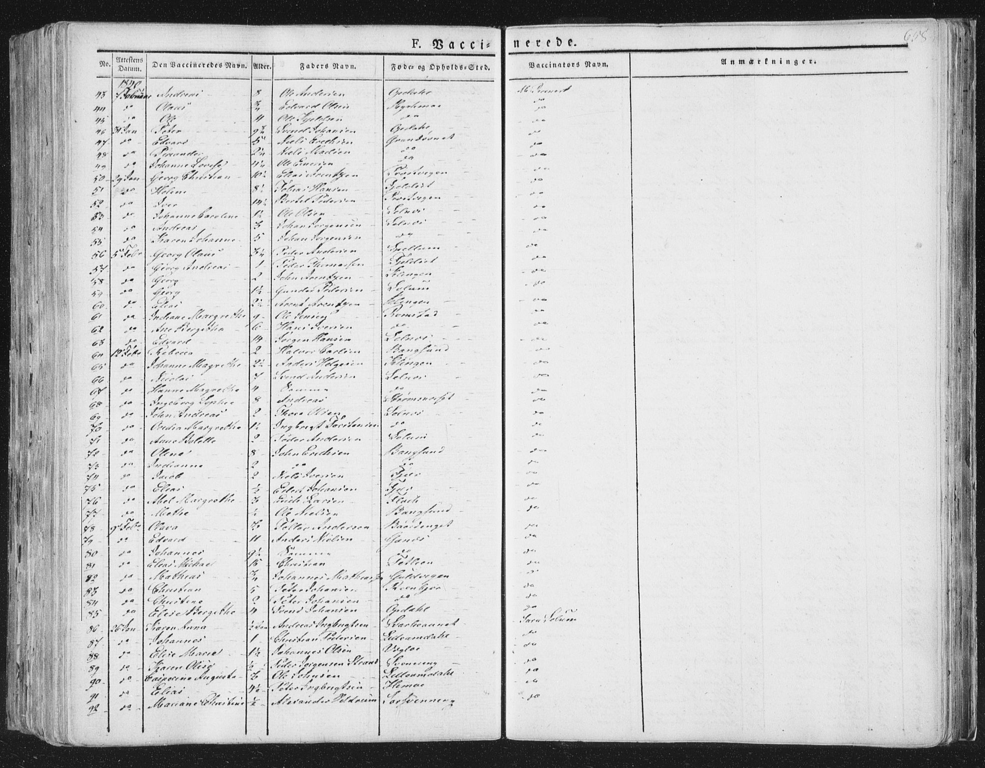 Ministerialprotokoller, klokkerbøker og fødselsregistre - Nord-Trøndelag, SAT/A-1458/764/L0552: Parish register (official) no. 764A07b, 1824-1865, p. 658