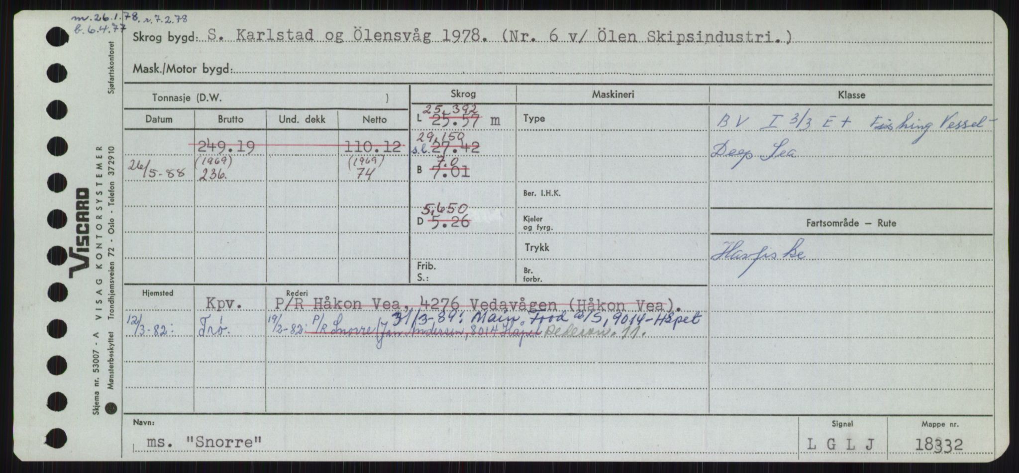 Sjøfartsdirektoratet med forløpere, Skipsmålingen, AV/RA-S-1627/H/Ha/L0005/0002: Fartøy, S-Sven / Fartøy, Skjo-Sven, p. 135