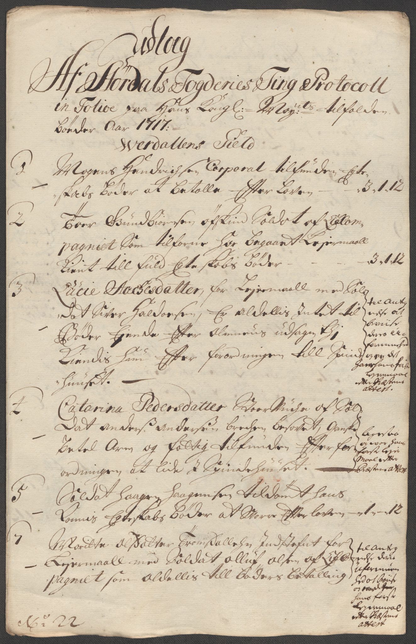 Rentekammeret inntil 1814, Reviderte regnskaper, Fogderegnskap, AV/RA-EA-4092/R62/L4207: Fogderegnskap Stjørdal og Verdal, 1717, p. 227