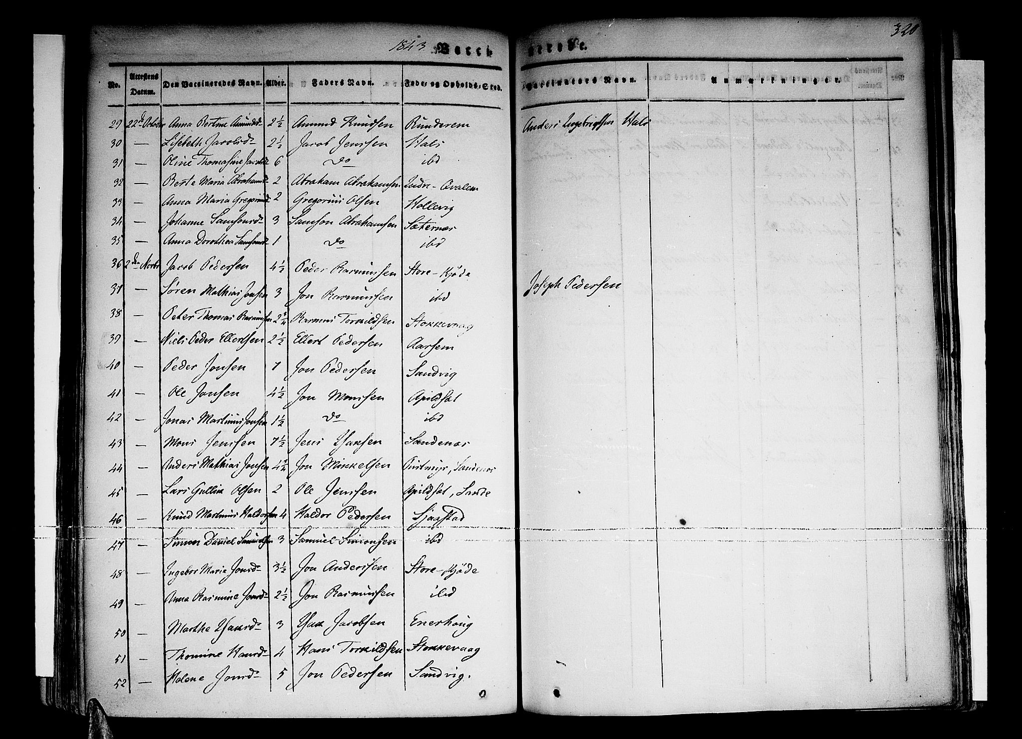 Selje sokneprestembete, AV/SAB-A-99938/H/Ha/Haa/Haaa: Parish register (official) no. A 9, 1829-1844, p. 320