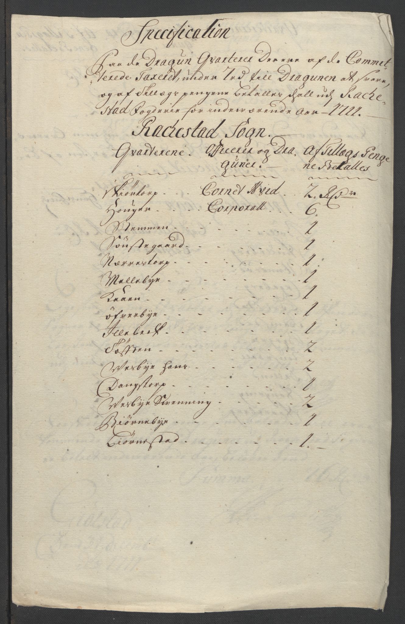 Rentekammeret inntil 1814, Reviderte regnskaper, Fogderegnskap, AV/RA-EA-4092/R07/L0303: Fogderegnskap Rakkestad, Heggen og Frøland, 1711, p. 325