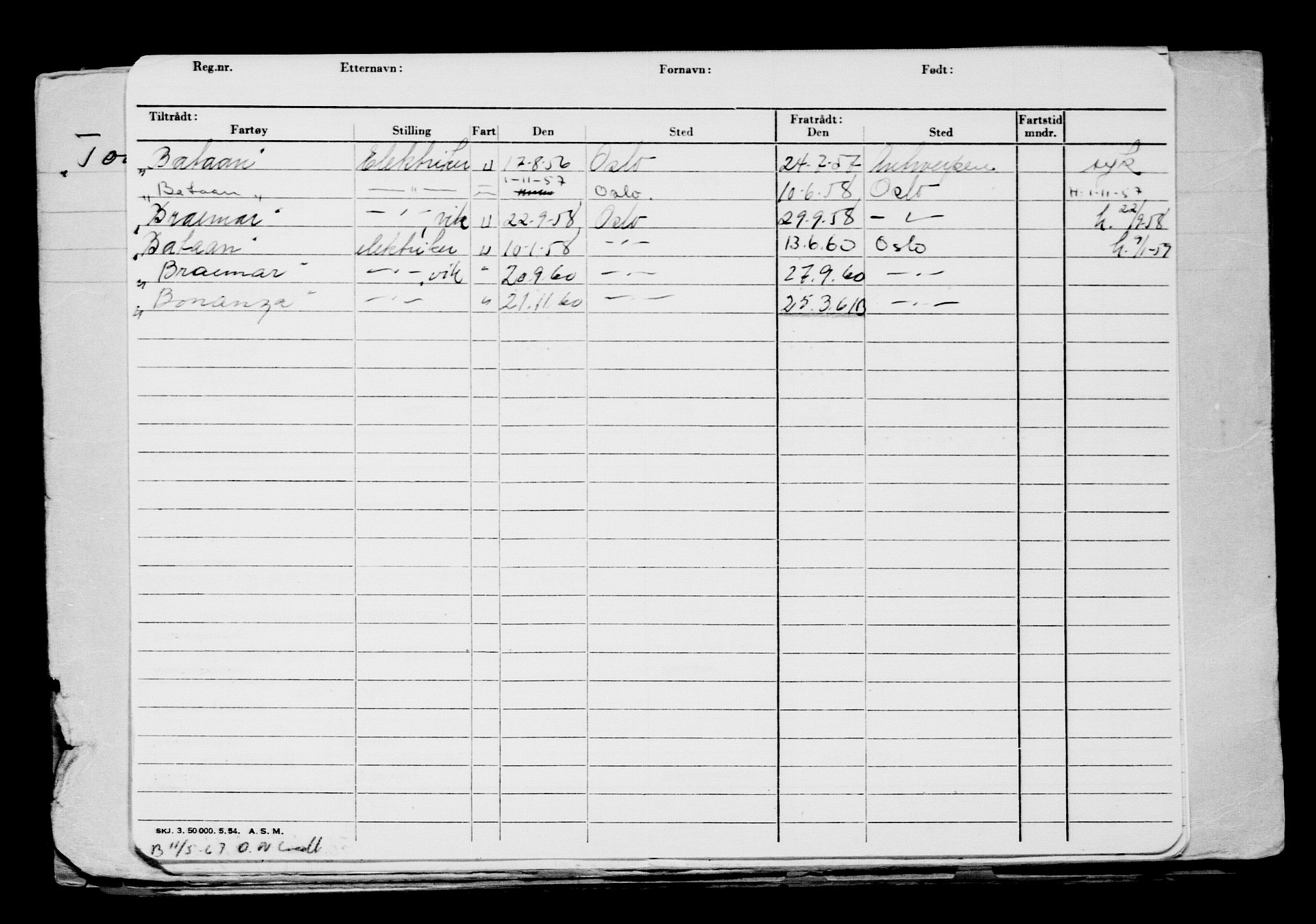 Direktoratet for sjømenn, AV/RA-S-3545/G/Gb/L0144: Hovedkort, 1916, p. 6