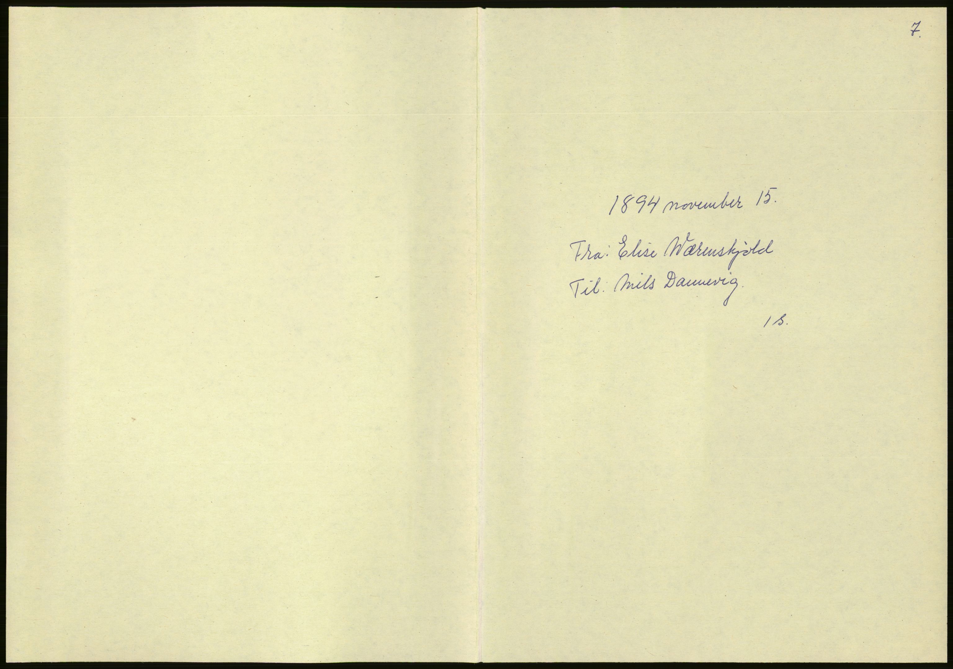 Samlinger til kildeutgivelse, Amerikabrevene, AV/RA-EA-4057/F/L0027: Innlån fra Aust-Agder: Dannevig - Valsgård, 1838-1914, p. 71