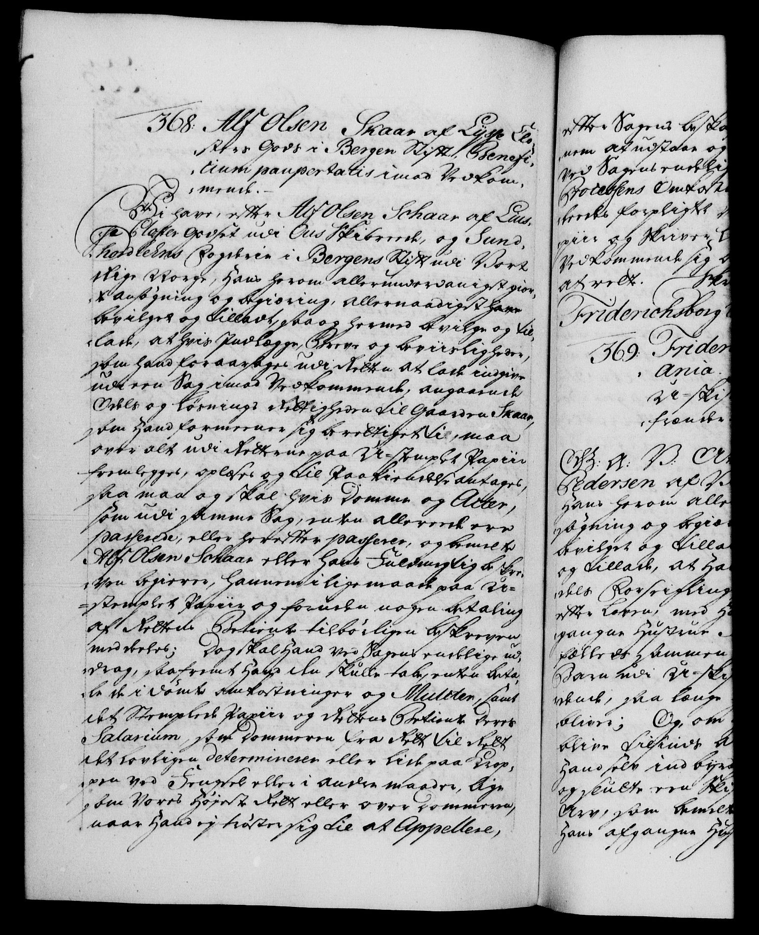 Danske Kanselli 1572-1799, AV/RA-EA-3023/F/Fc/Fca/Fcaa/L0034: Norske registre, 1745-1746, p. 223b