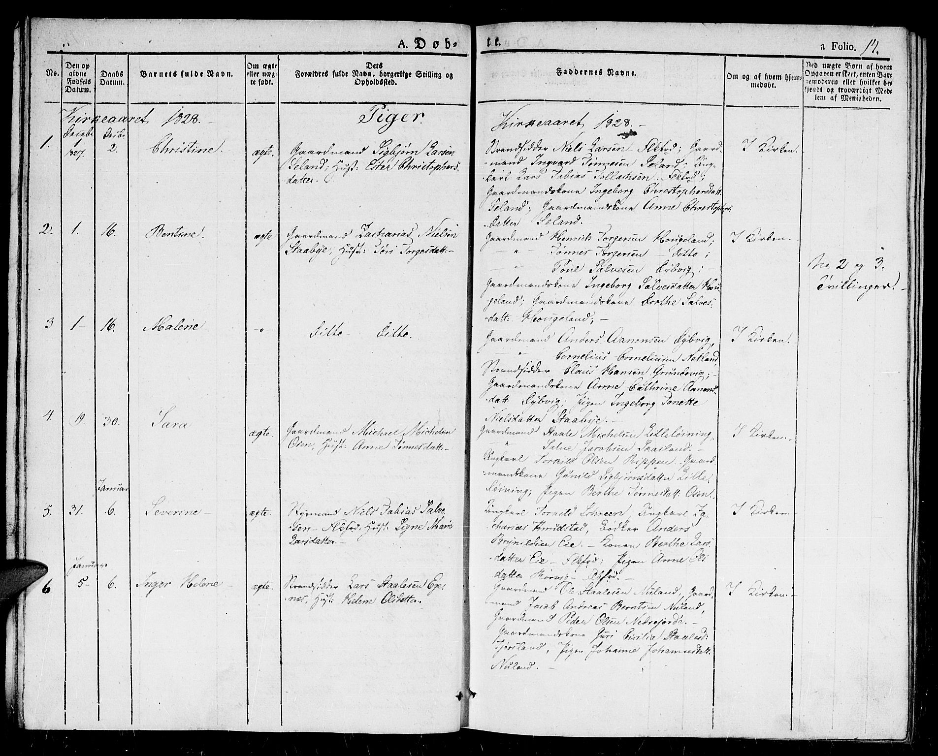 Flekkefjord sokneprestkontor, AV/SAK-1111-0012/F/Fb/Fbc/L0004: Parish register (copy) no. B 4, 1827-1846, p. 14