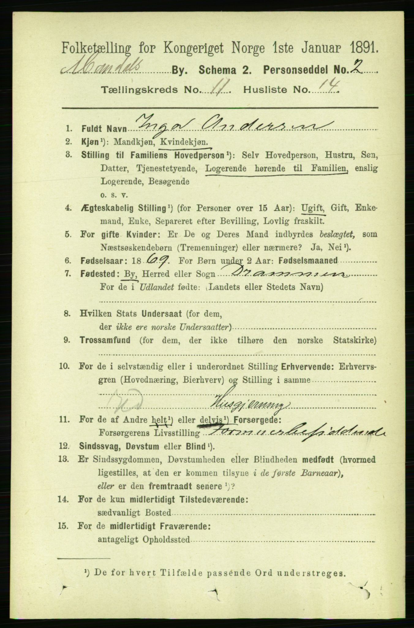 RA, 1891 census for 1002 Mandal, 1891, p. 2881