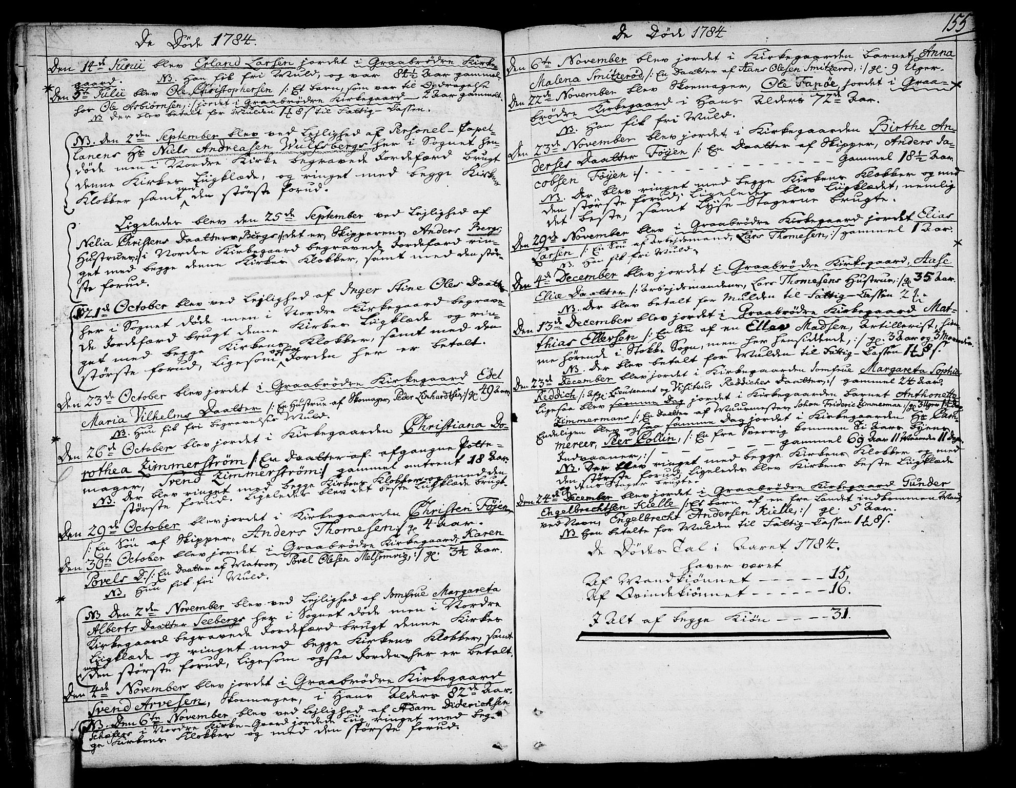 Tønsberg kirkebøker, SAKO/A-330/F/Fa/L0002: Parish register (official) no. I 2, 1760-1796, p. 155