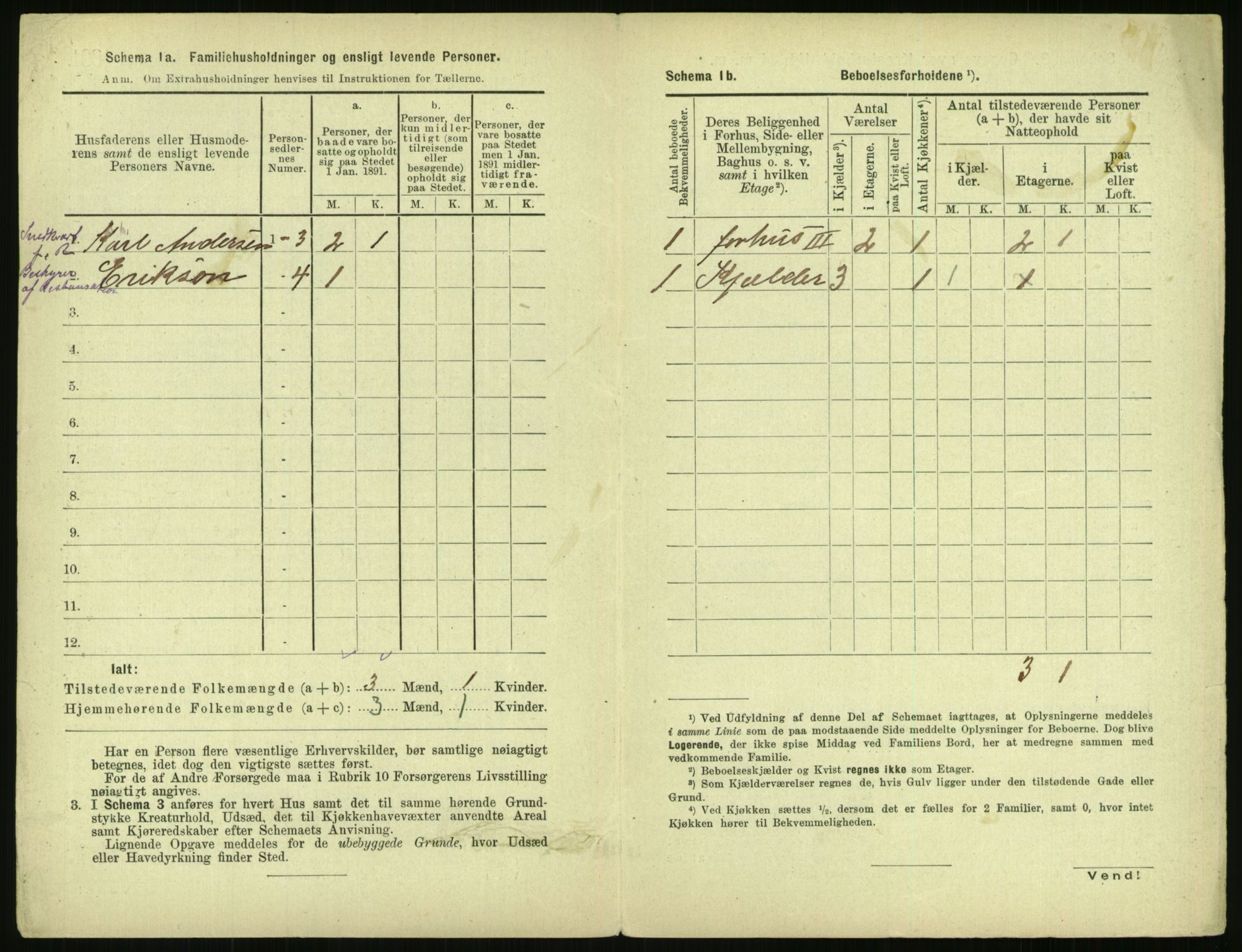 RA, 1891 census for 0301 Kristiania, 1891, p. 94367