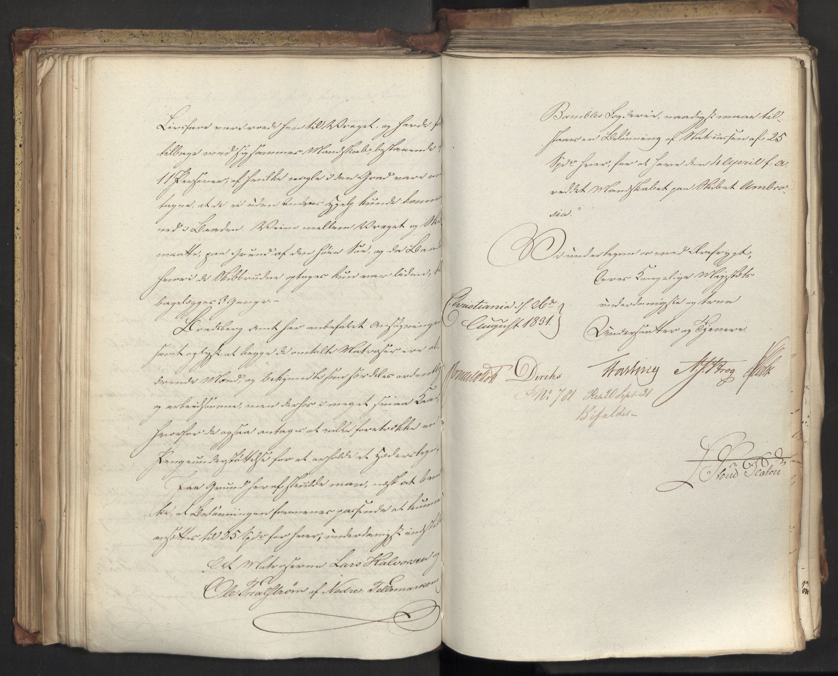 Statsrådsavdelingen i Stockholm, AV/RA-S-1003/D/Da/L0073: Regjeringsinnstillinger nr. 1534-1699, 1831, p. 213