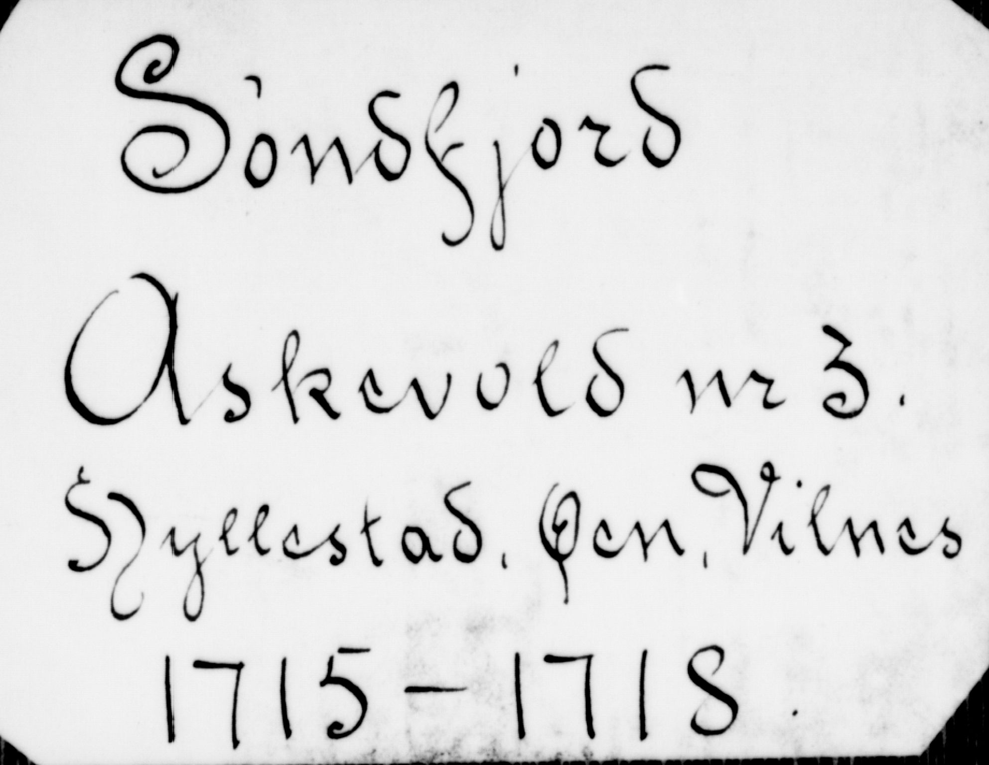 Askvoll sokneprestembete, AV/SAB-A-79501/H/Haa/Haaa/L0003: Parish register (official) no. A 3, 1715-1718