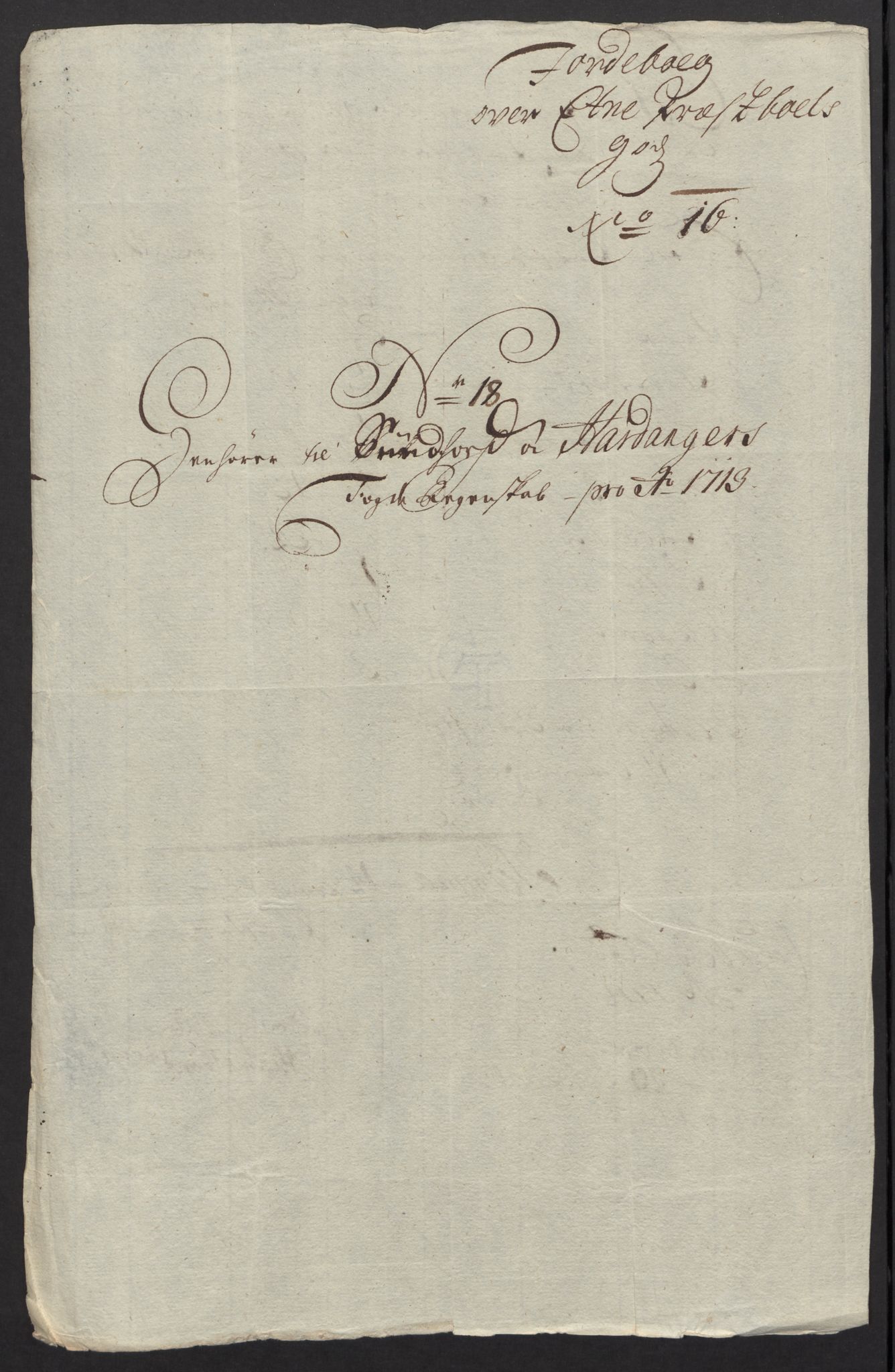 Rentekammeret inntil 1814, Reviderte regnskaper, Fogderegnskap, AV/RA-EA-4092/R48/L2989: Fogderegnskap Sunnhordland og Hardanger, 1713, p. 192