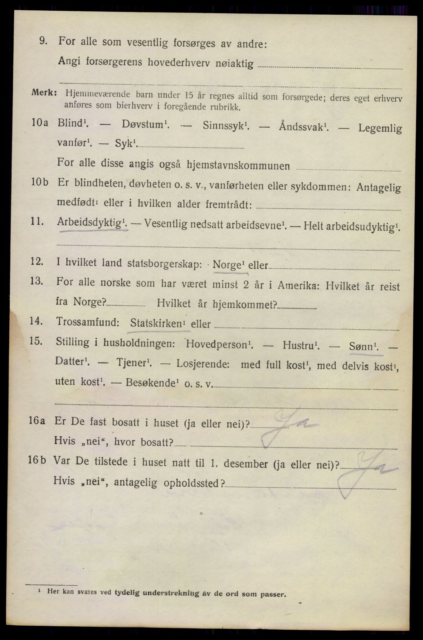 SAKO, 1920 census for Sauherad, 1920, p. 3008