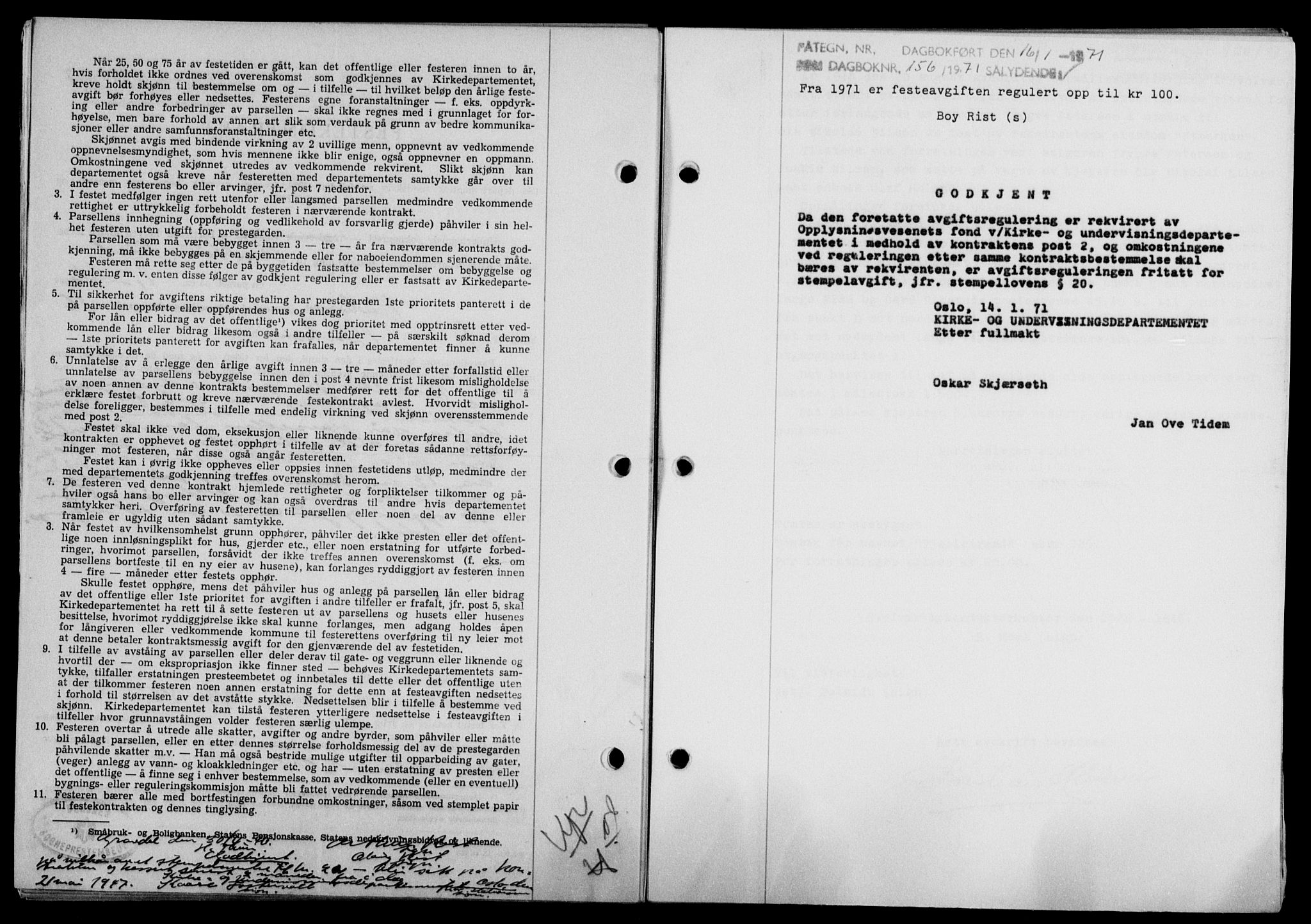 Lofoten sorenskriveri, SAT/A-0017/1/2/2C/L0016a: Mortgage book no. 16a, 1947-1947, Diary no: : 814/1947