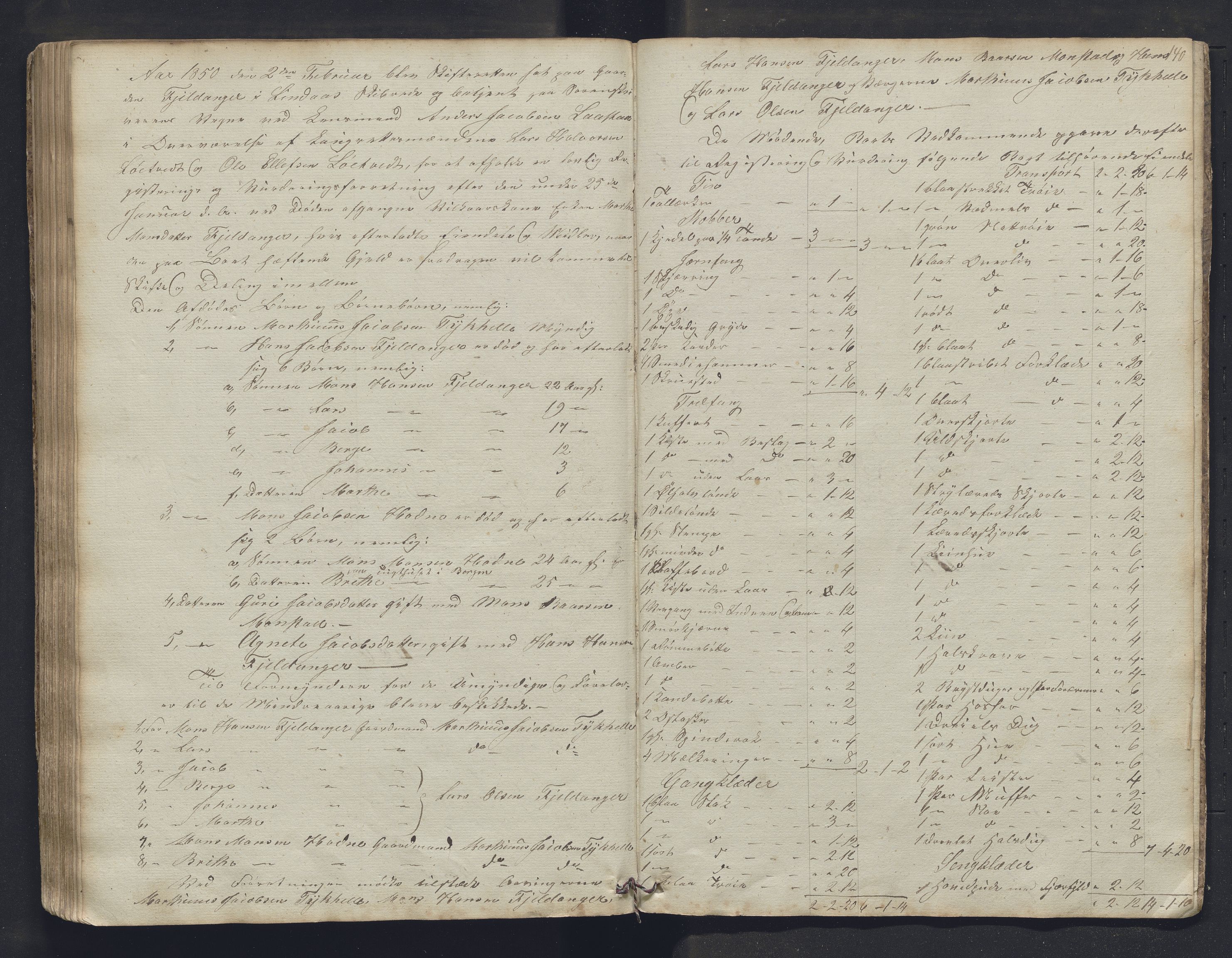 Nordhordland sorenskrivar, SAB/A-2901/1/H/Hb/L0015: Registreringsprotokollar, 1846-1850, p. 140