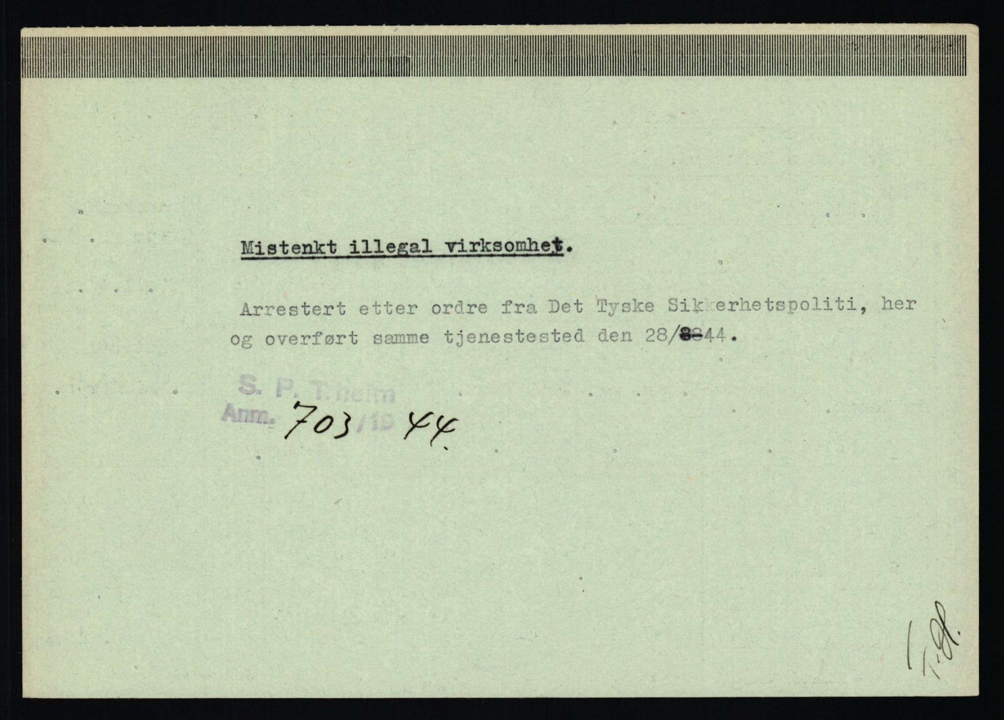 Statspolitiet - Hovedkontoret / Osloavdelingen, AV/RA-S-1329/C/Ca/L0005: Furali - Hamula, 1943-1945, p. 809