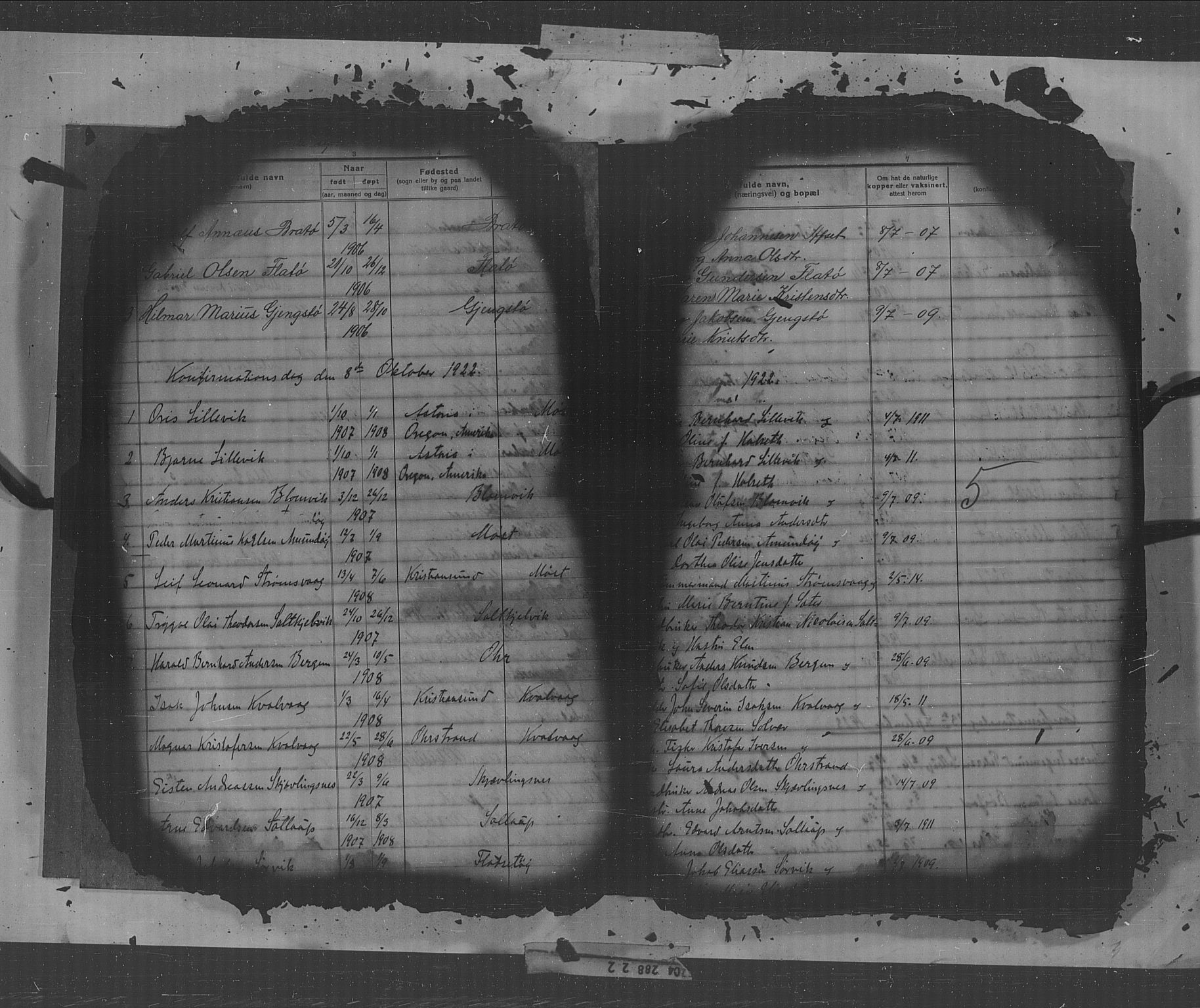 Kristiansund sokneprestkontor, AV/SAT-A-1068/1/I/I1: Parish register (official) no. 32, 1920-1940, p. 5