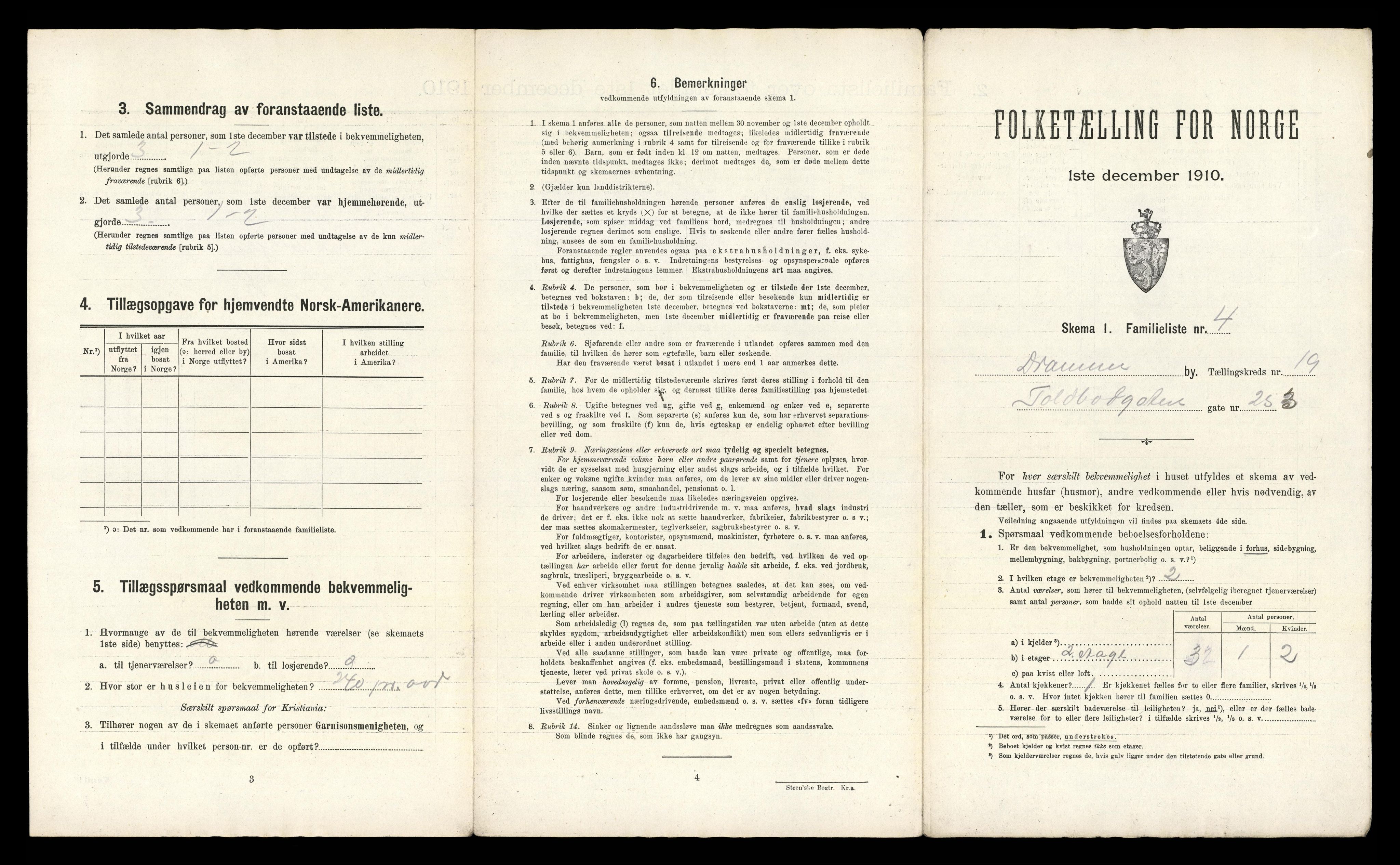 RA, 1910 census for Drammen, 1910, p. 12378