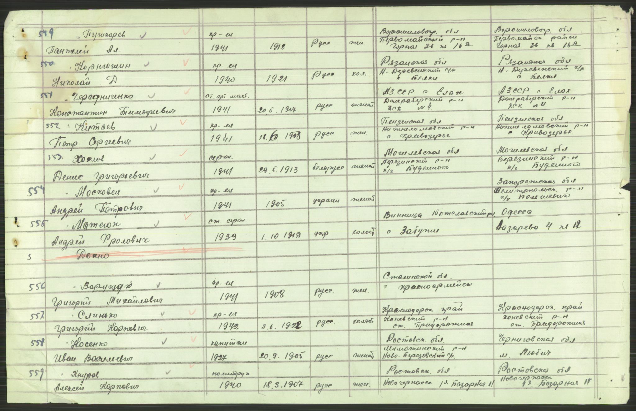 Flyktnings- og fangedirektoratet, Repatrieringskontoret, AV/RA-S-1681/D/Db/L0022: Displaced Persons (DPs) og sivile tyskere, 1945-1948, p. 308