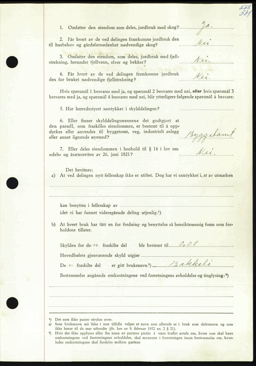 Nordmøre sorenskriveri, AV/SAT-A-4132/1/2/2Ca: Mortgage book no. A112, 1949-1949, Diary no: : 2729/1949