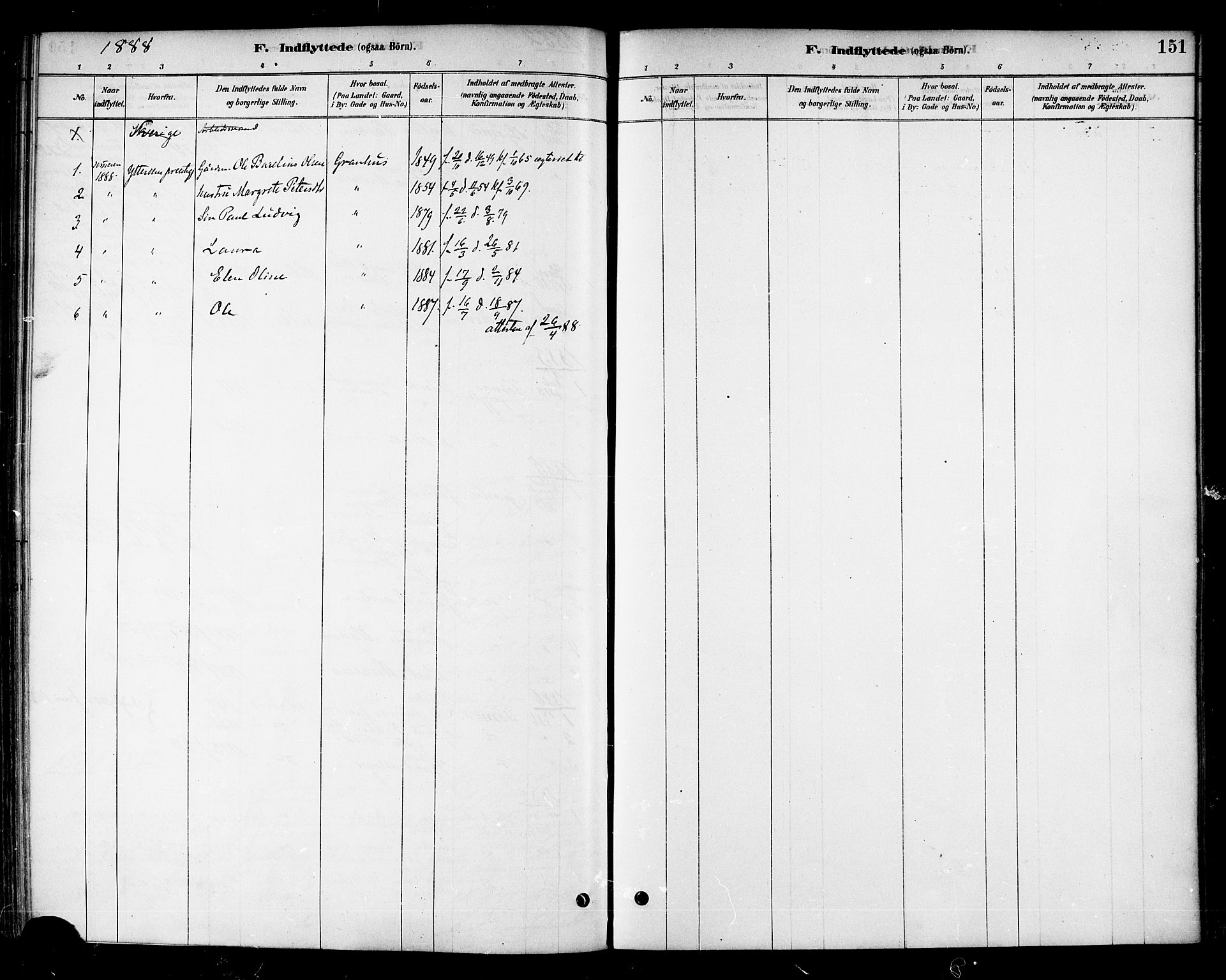 Ministerialprotokoller, klokkerbøker og fødselsregistre - Nord-Trøndelag, SAT/A-1458/741/L0395: Parish register (official) no. 741A09, 1878-1888, p. 151
