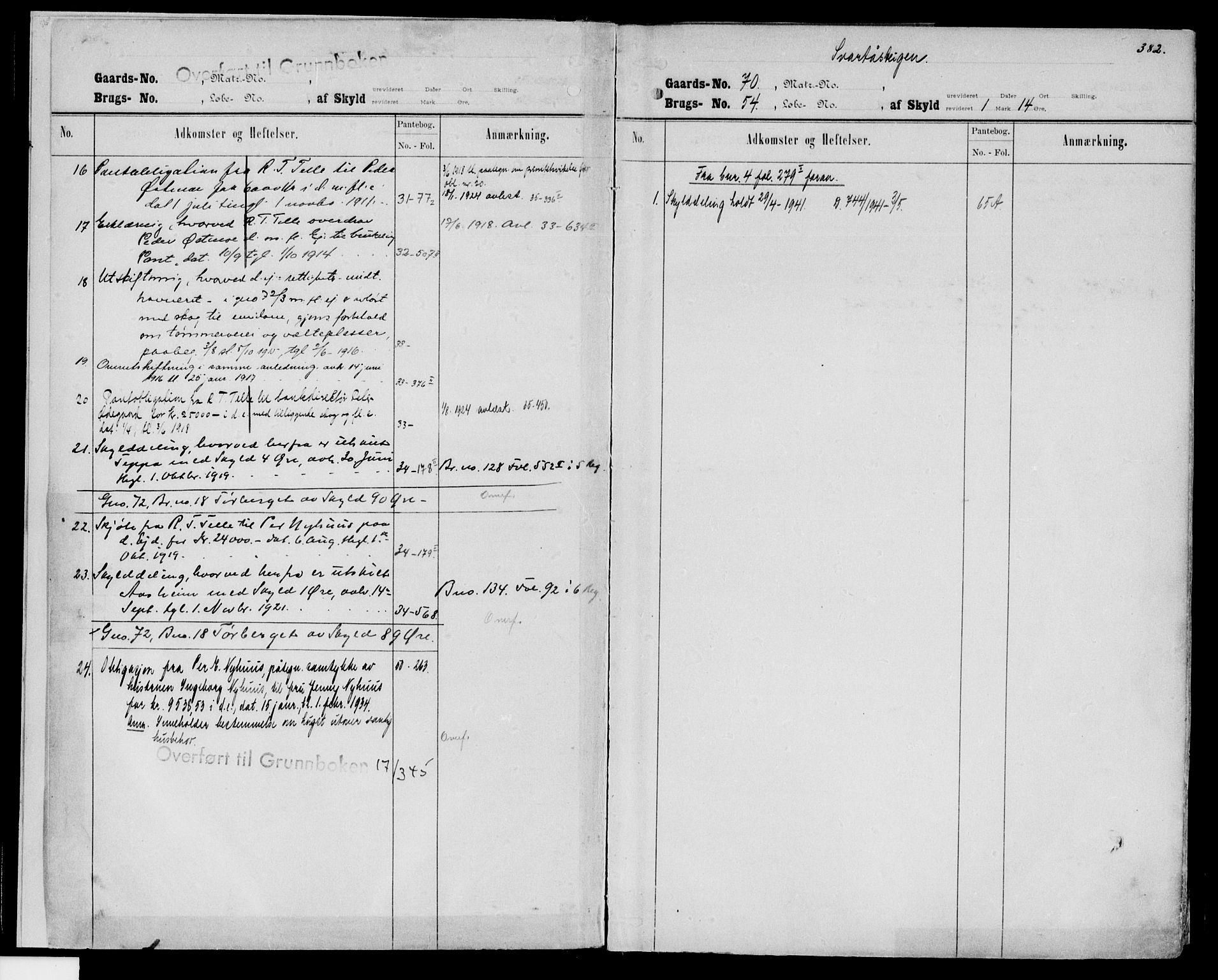 Sør-Østerdal sorenskriveri, SAH/TING-018/H/Ha/Hab/L0043C: Mortgage register no. 4C, 1892-1950, p. 382