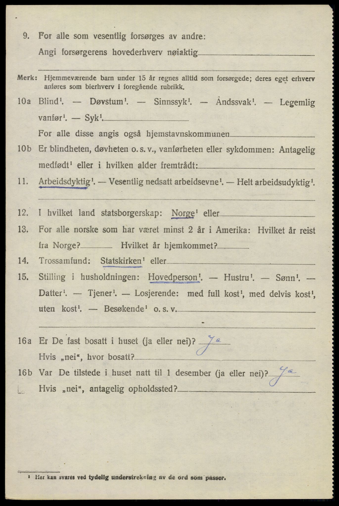 SAO, 1920 census for Nesodden, 1920, p. 4518