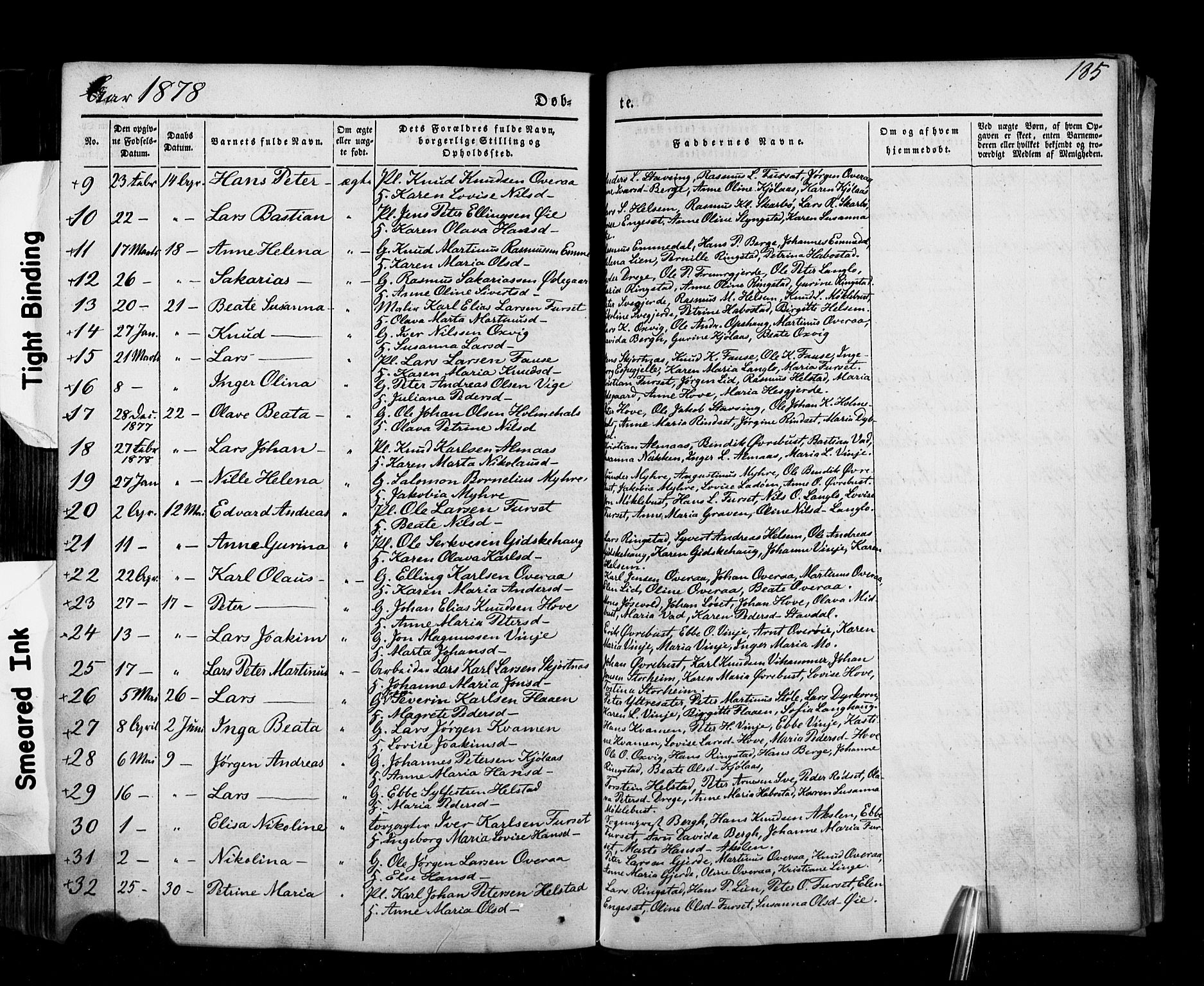 Ministerialprotokoller, klokkerbøker og fødselsregistre - Møre og Romsdal, AV/SAT-A-1454/520/L0275: Parish register (official) no. 520A05, 1844-1881, p. 185