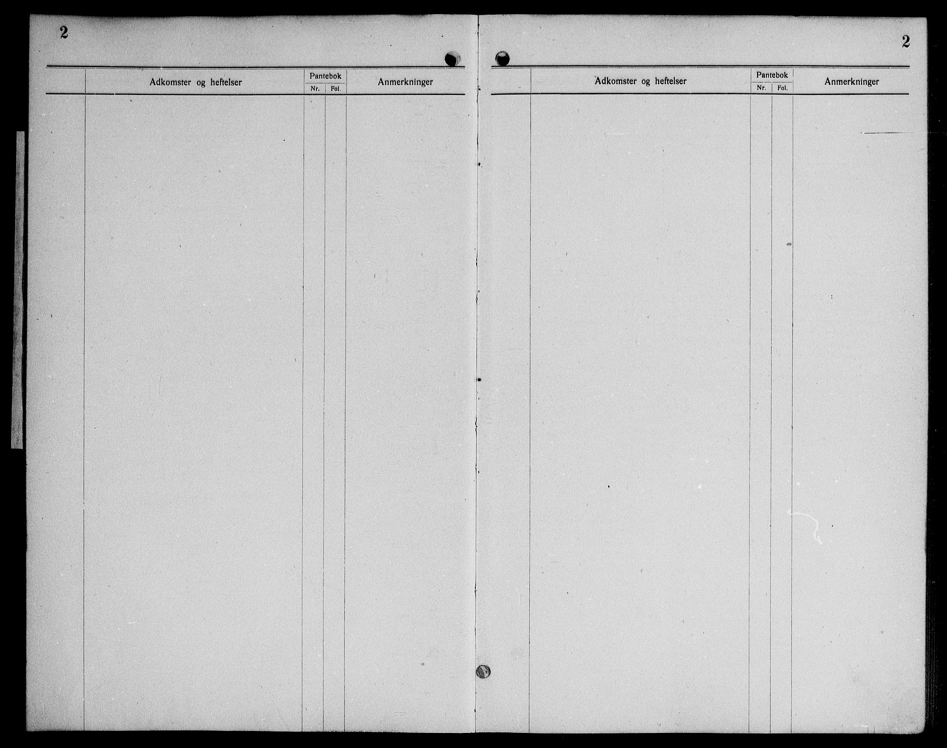 Byfogd og Byskriver i Bergen, SAB/A-3401/03/03AdD/L0052: Mortgage register no. A.d.D.52, 1894-1936, p. 2
