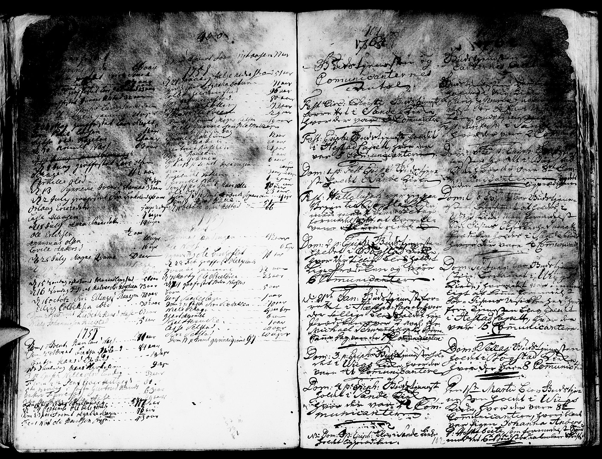 Gaular sokneprestembete, SAB/A-80001/H/Haa: Parish register (official) no. A 1, 1755-1785, p. 102