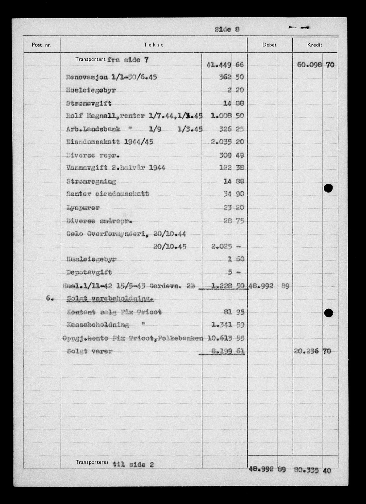 Justisdepartementet, Tilbakeføringskontoret for inndratte formuer, RA/S-1564/H/Hc/Hcc/L0954: --, 1945-1947, p. 322