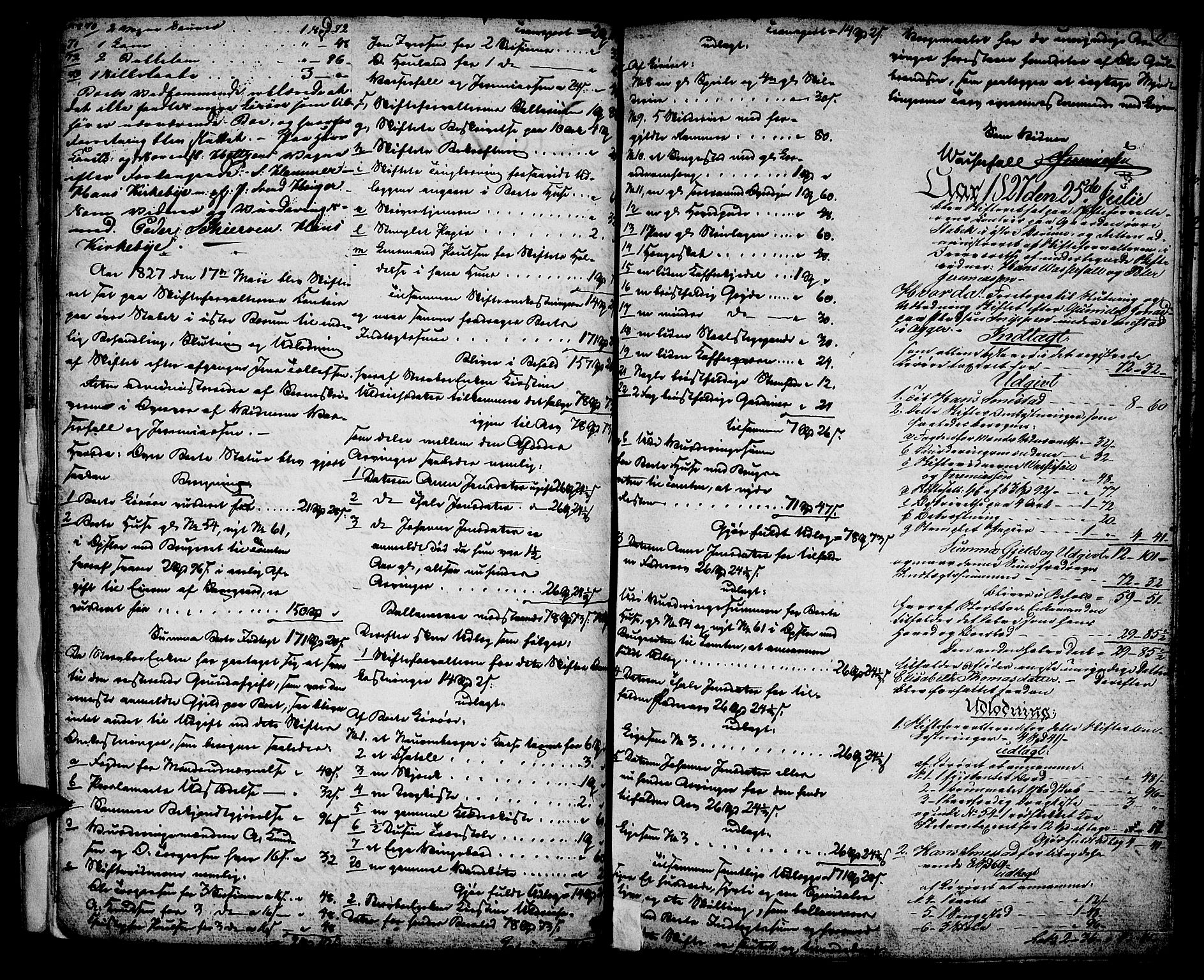 Aker sorenskriveri, AV/SAO-A-10895/H/Hb/L0021: Skifteprotokoll, 1827-1832, p. 7b-8a
