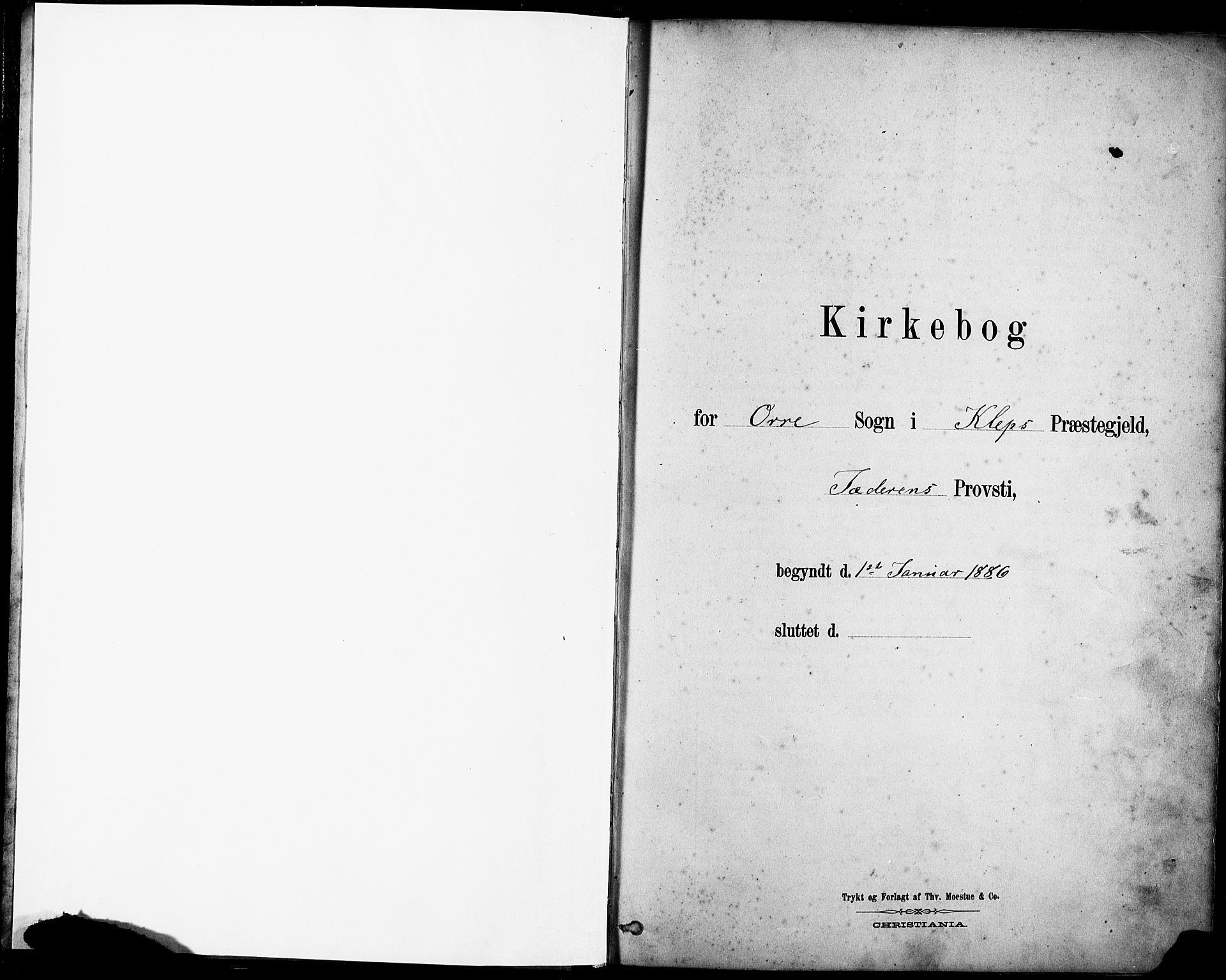 Klepp sokneprestkontor, AV/SAST-A-101803/001/3/30BA/L0007: Parish register (official) no. A 8, 1886-1912