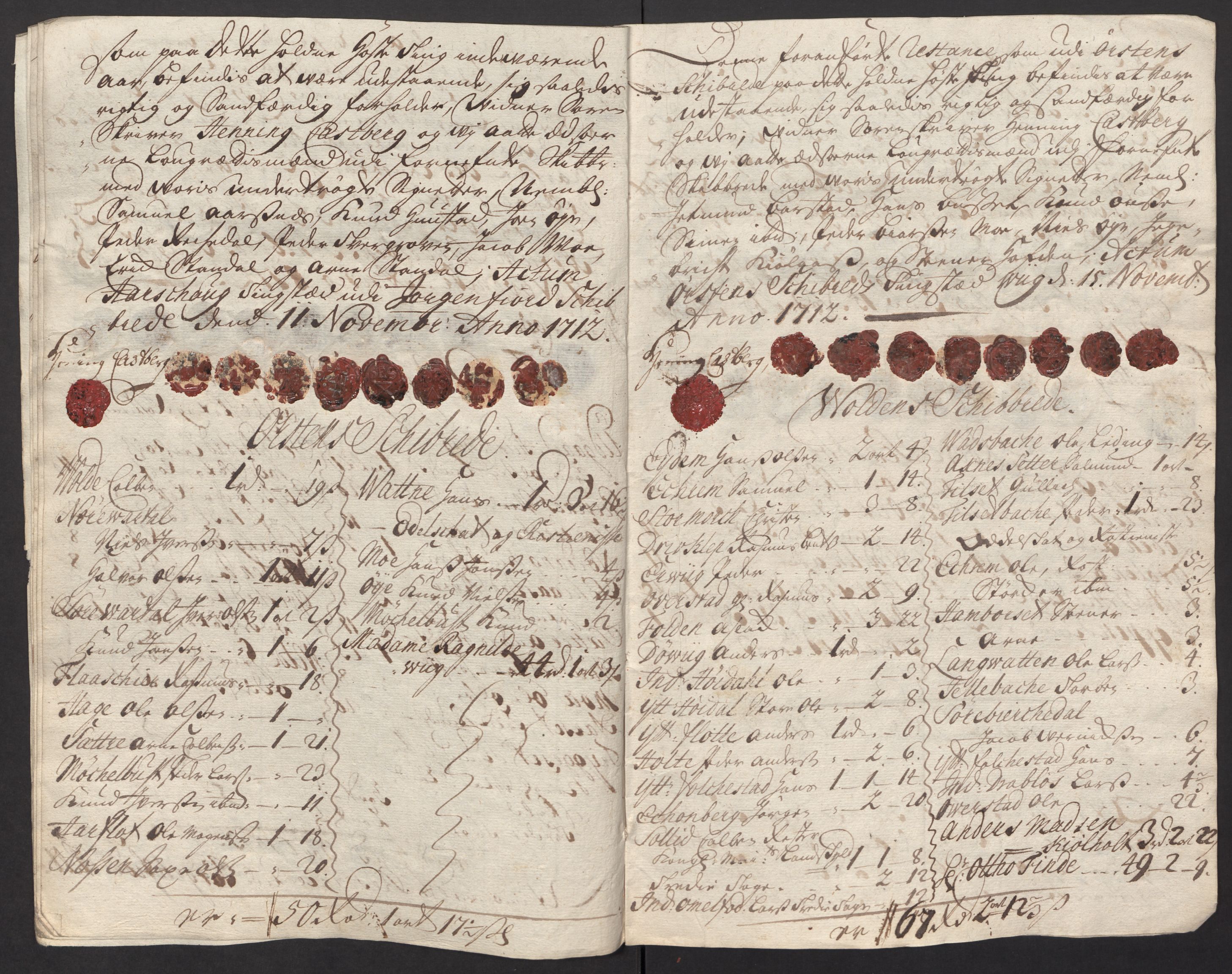 Rentekammeret inntil 1814, Reviderte regnskaper, Fogderegnskap, AV/RA-EA-4092/R54/L3565: Fogderegnskap Sunnmøre, 1712-1713, p. 223