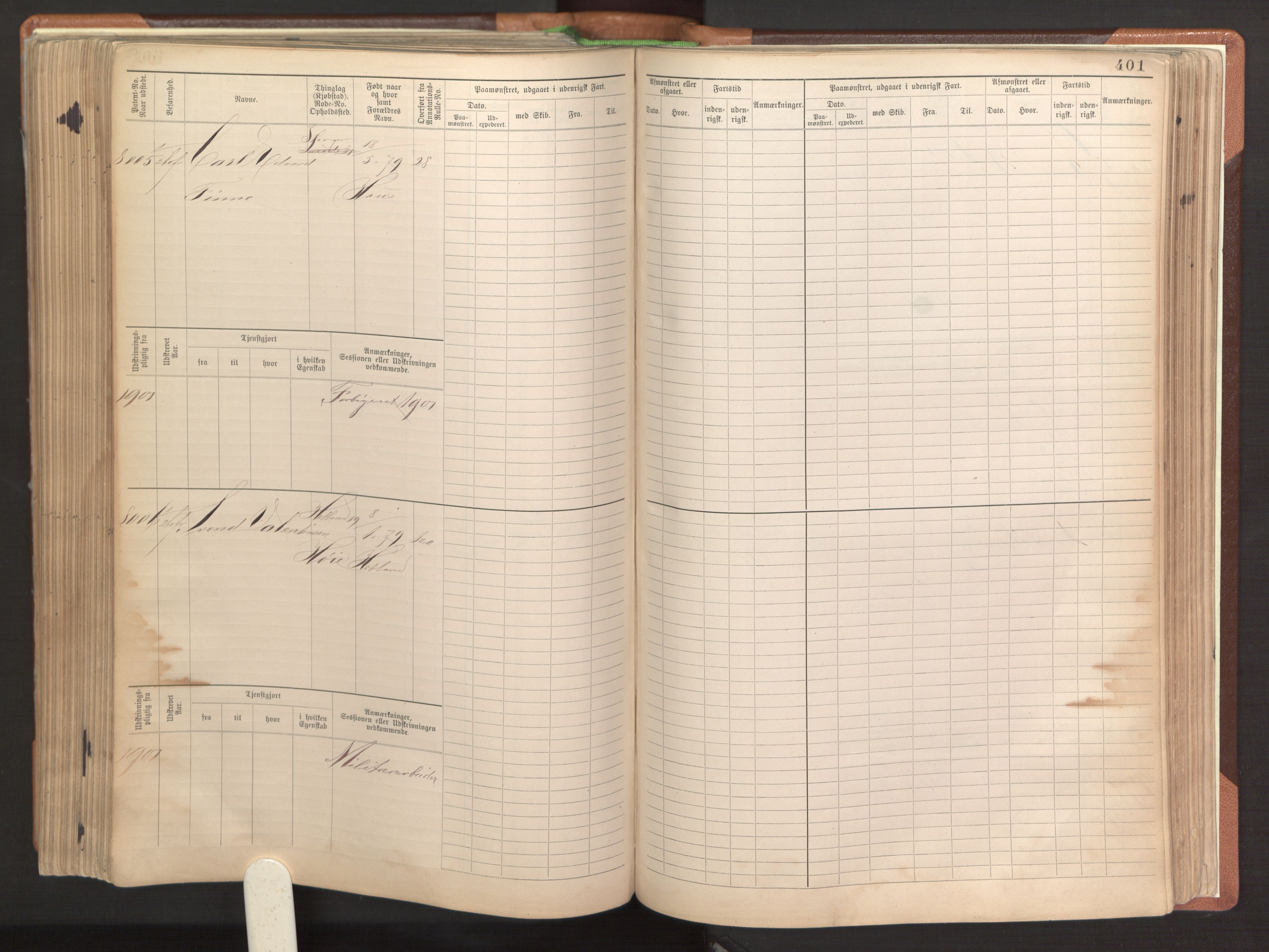 Stavanger sjømannskontor, AV/SAST-A-102006/F/Fb/Fbb/L0022: Sjøfartshovedrulle patnentnr. 7205-8160 (dublett), 1894, p. 406