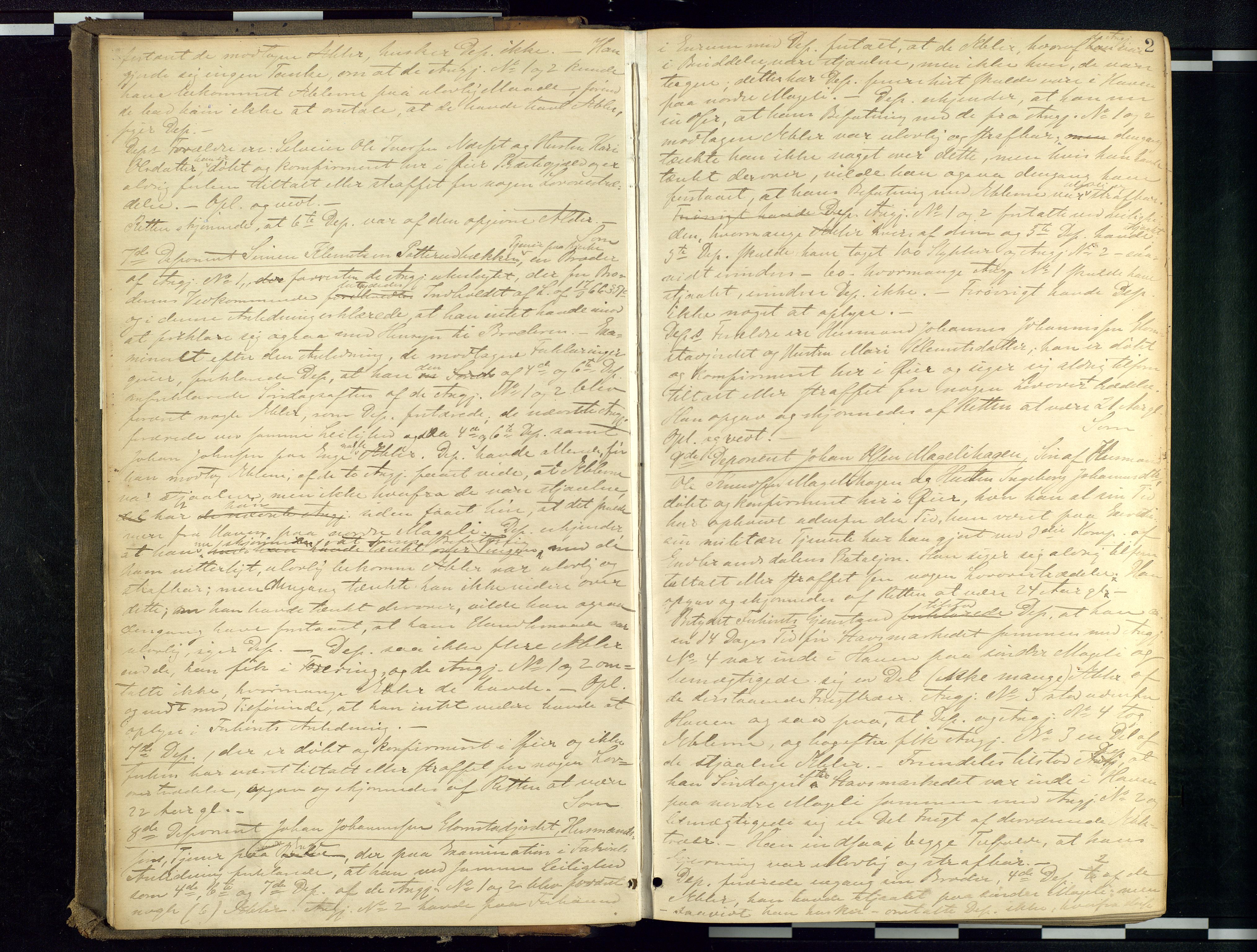 Mellom-Gudbrandsdal sorenskriveri, AV/SAH-TING-038/G/Gc/Gca/L0016: Ekstrarettsprotokoll, 1882-1893, p. 2