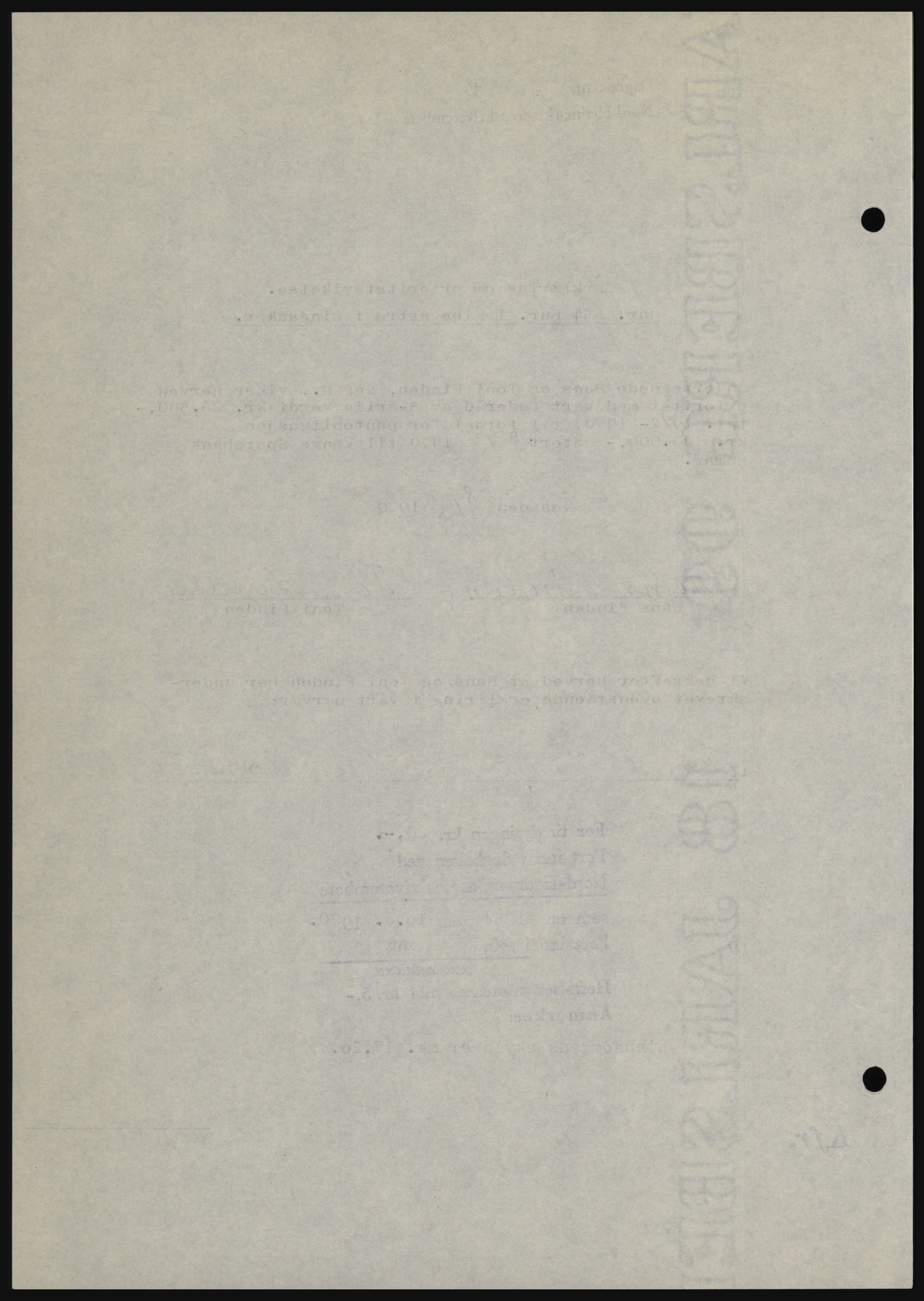 Nord-Hedmark sorenskriveri, SAH/TING-012/H/Hc/L0033: Mortgage book no. 33, 1970-1970, Diary no: : 1254/1970