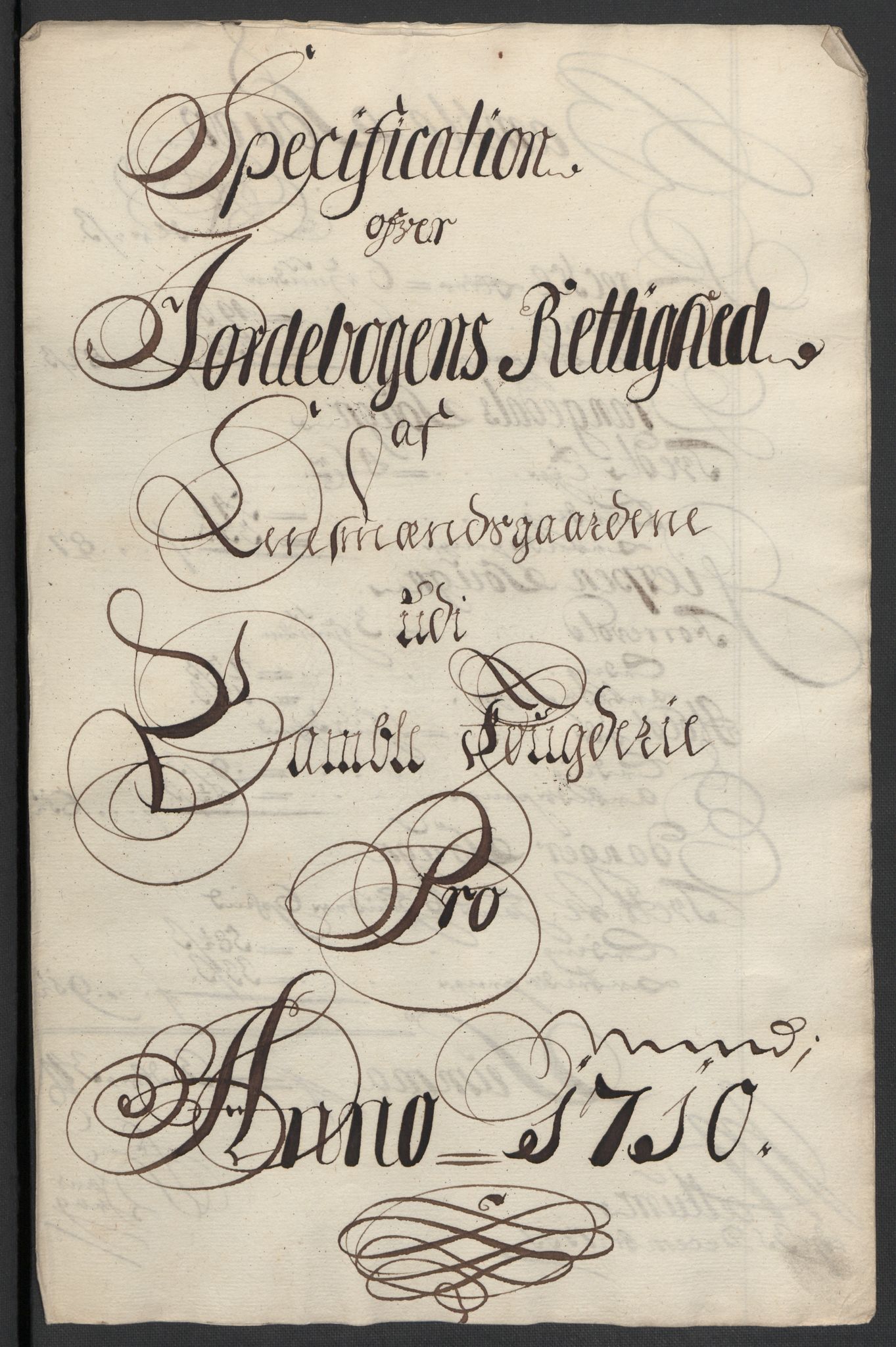 Rentekammeret inntil 1814, Reviderte regnskaper, Fogderegnskap, AV/RA-EA-4092/R36/L2119: Fogderegnskap Øvre og Nedre Telemark og Bamble, 1710, p. 149