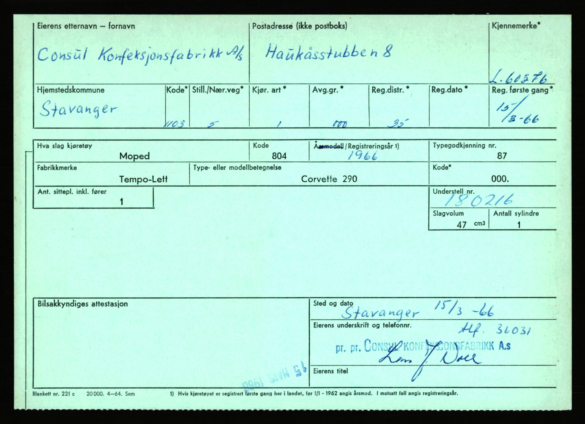 Stavanger trafikkstasjon, AV/SAST-A-101942/0/F/L0059: L-60000 - L-60699, 1930-1971, p. 1065