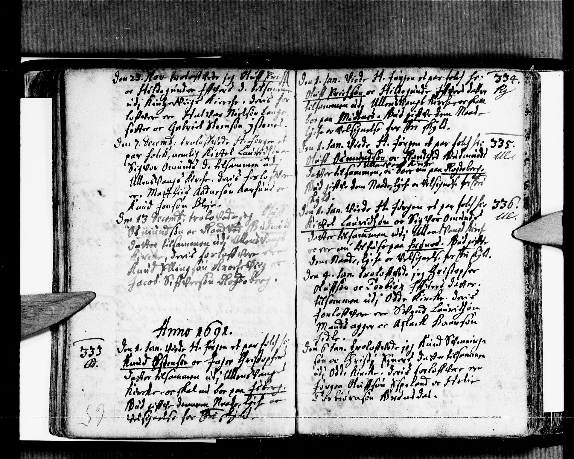 Ullensvang sokneprestembete, SAB/A-78701/H/Haa: Parish register (official) no. A 2, 1669-1732