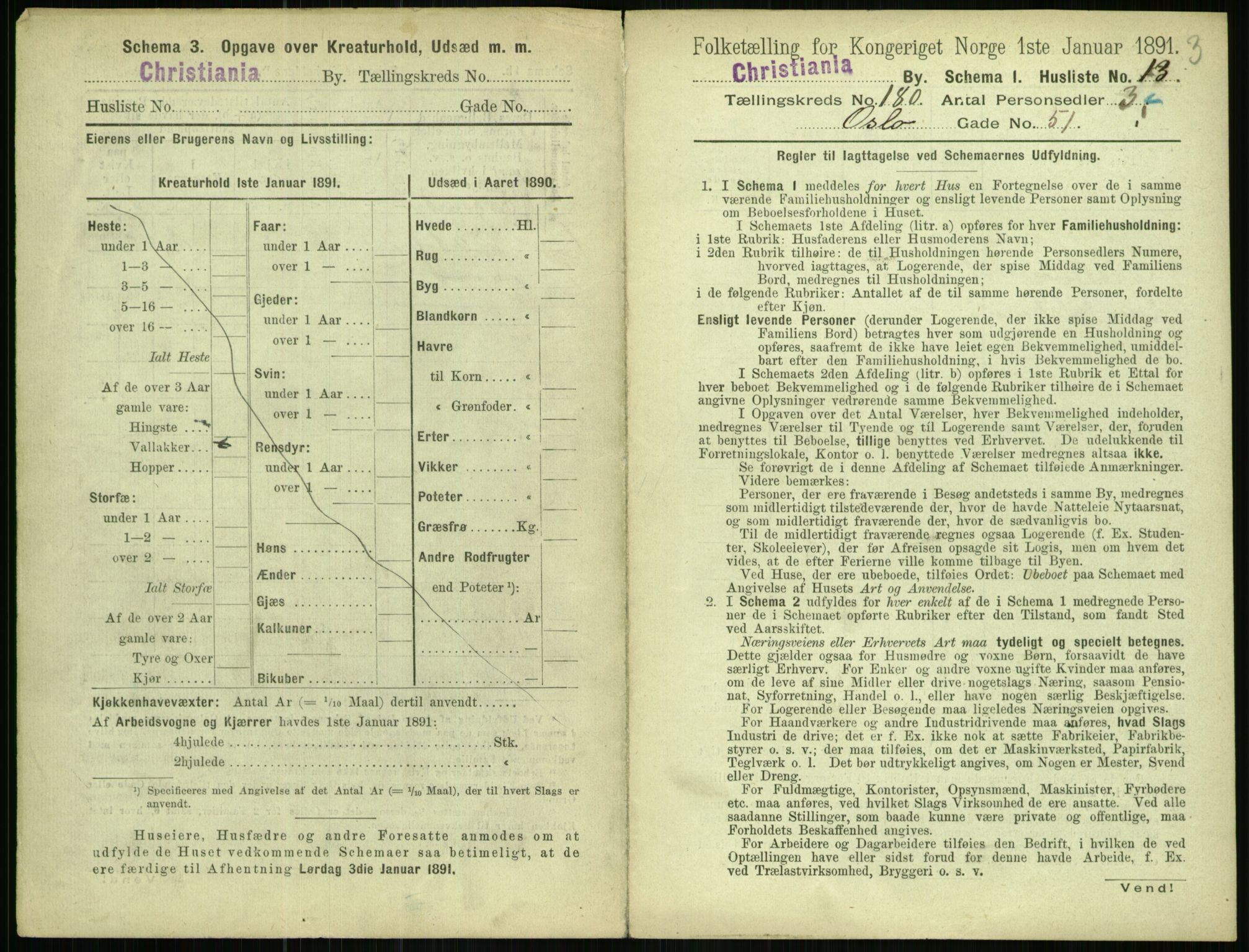 RA, 1891 census for 0301 Kristiania, 1891, p. 108248